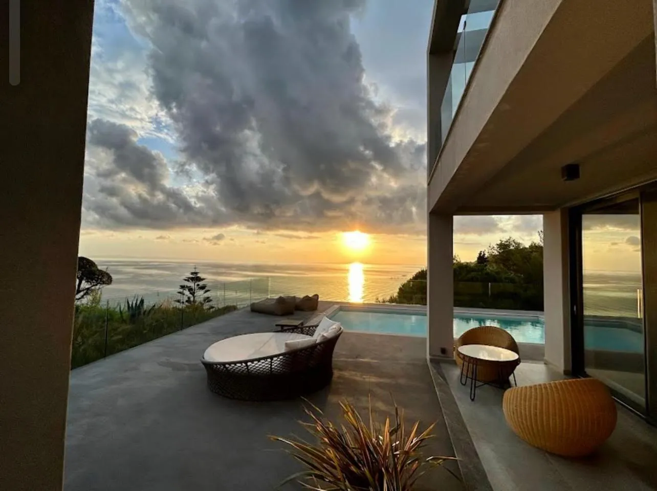 Pool view in Sueño LUXURY VILLA, in Argasi 180 Iconic Sea View