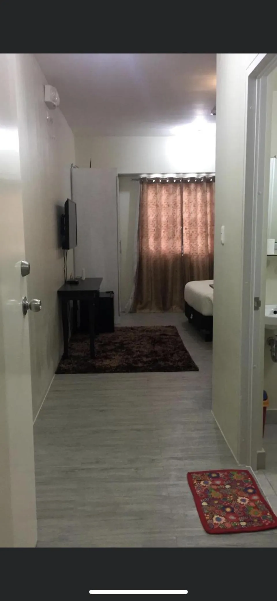TV and multimedia, Bed in Staycation condo with pool near SM Tungko, Bulacan