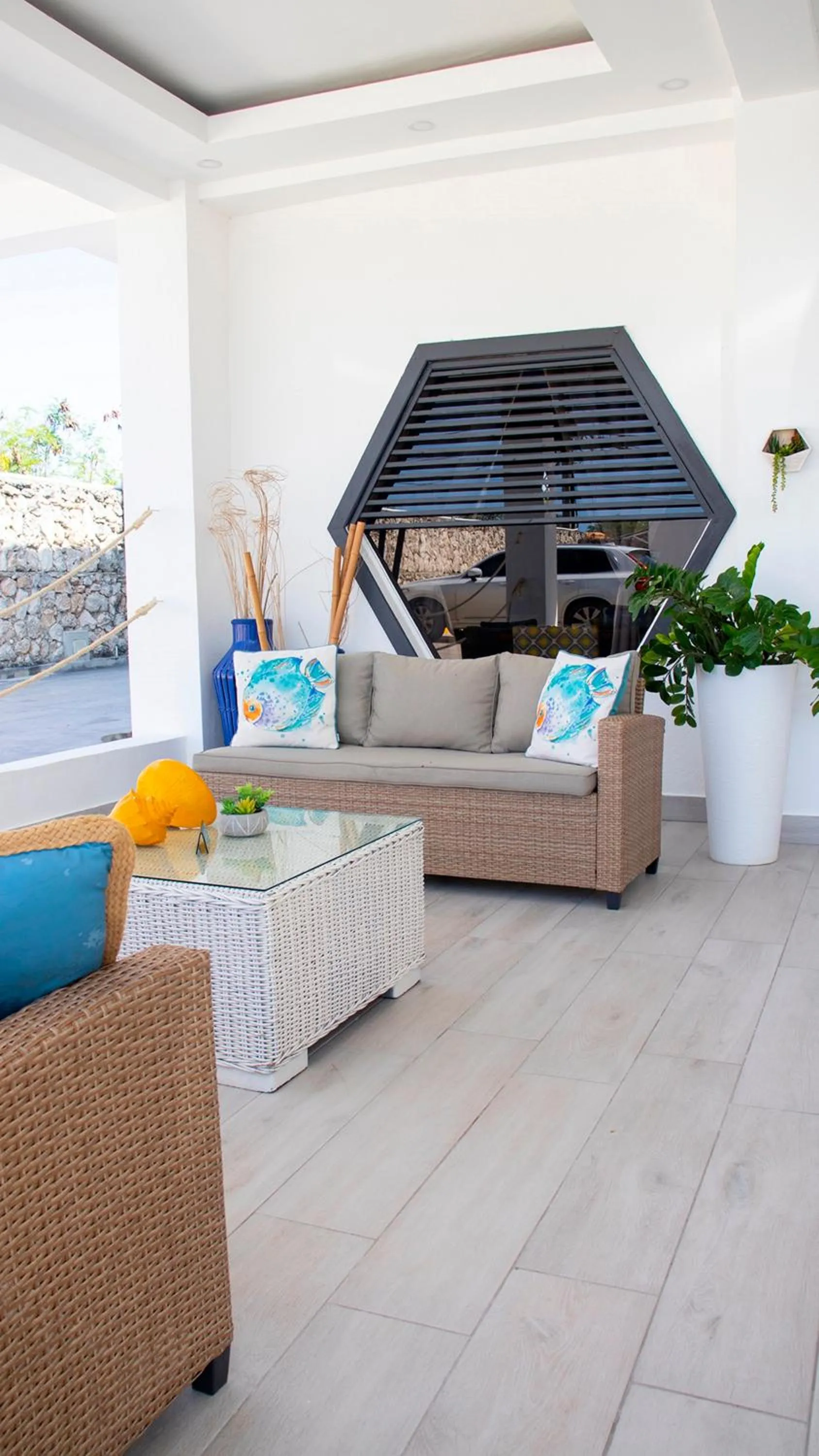 Patio in Hotel Capriccio Mare y Restaurante