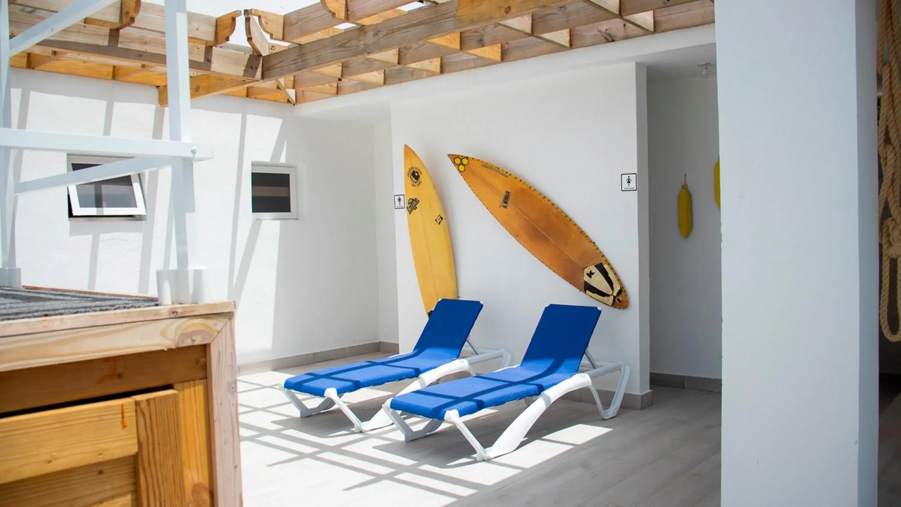 sunbed in Hotel Capriccio Mare y Restaurante sunbed in Hotel Capriccio Mare y Restaurante