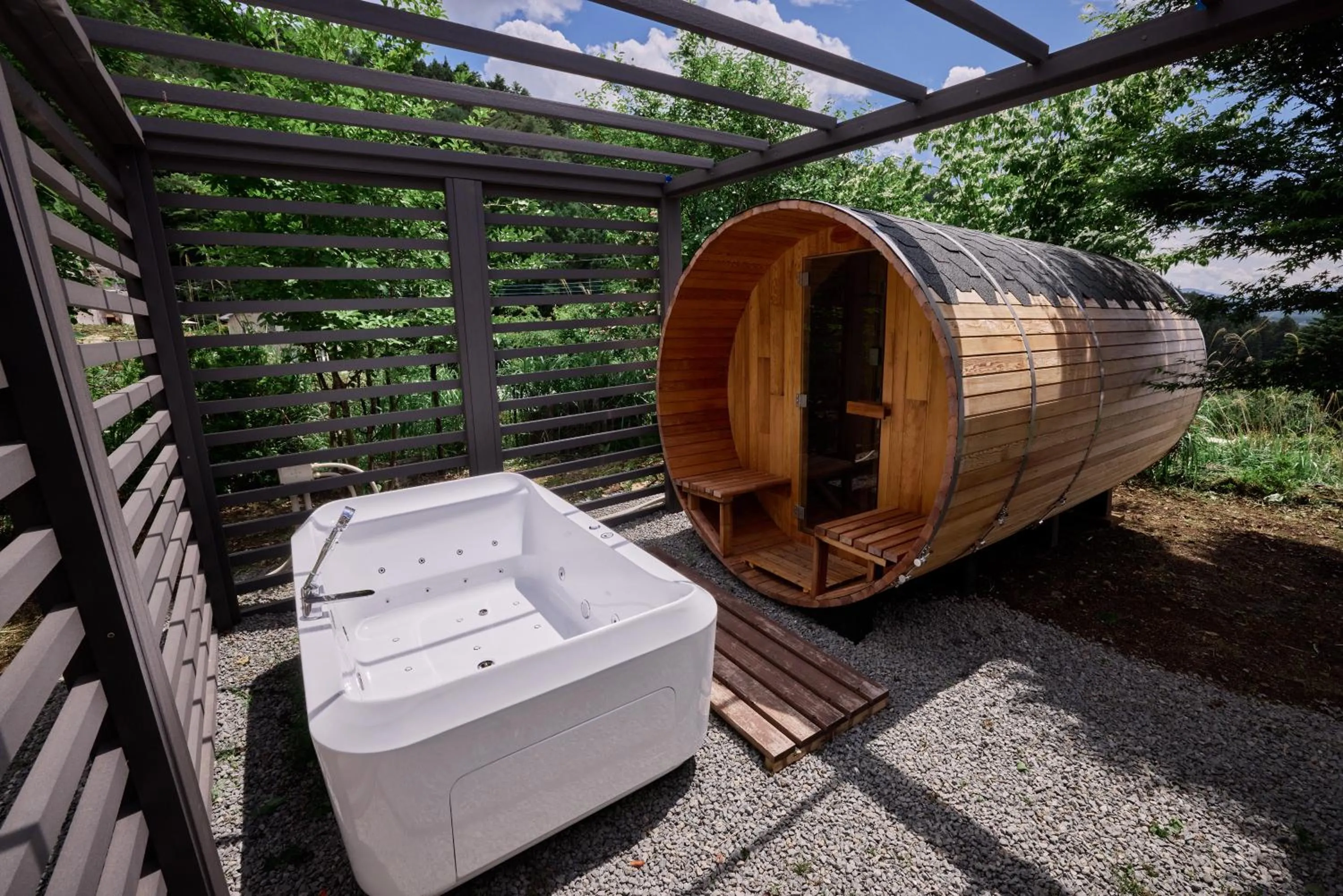 Garden in tocoro. Mt. Fuji Mutsuki