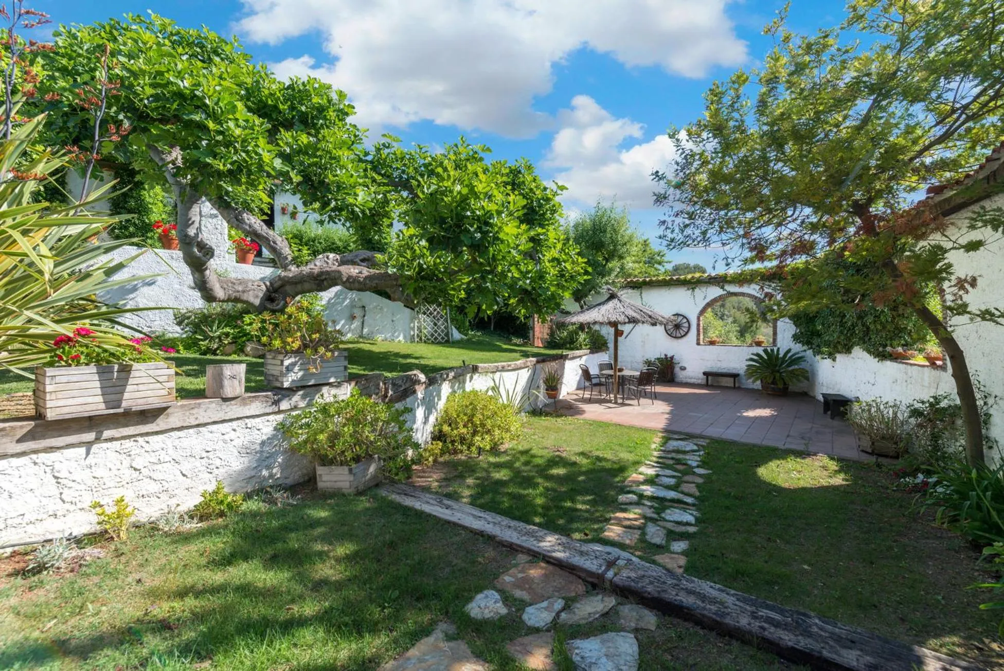 Garden in Comarquinal Bioresort Penedes