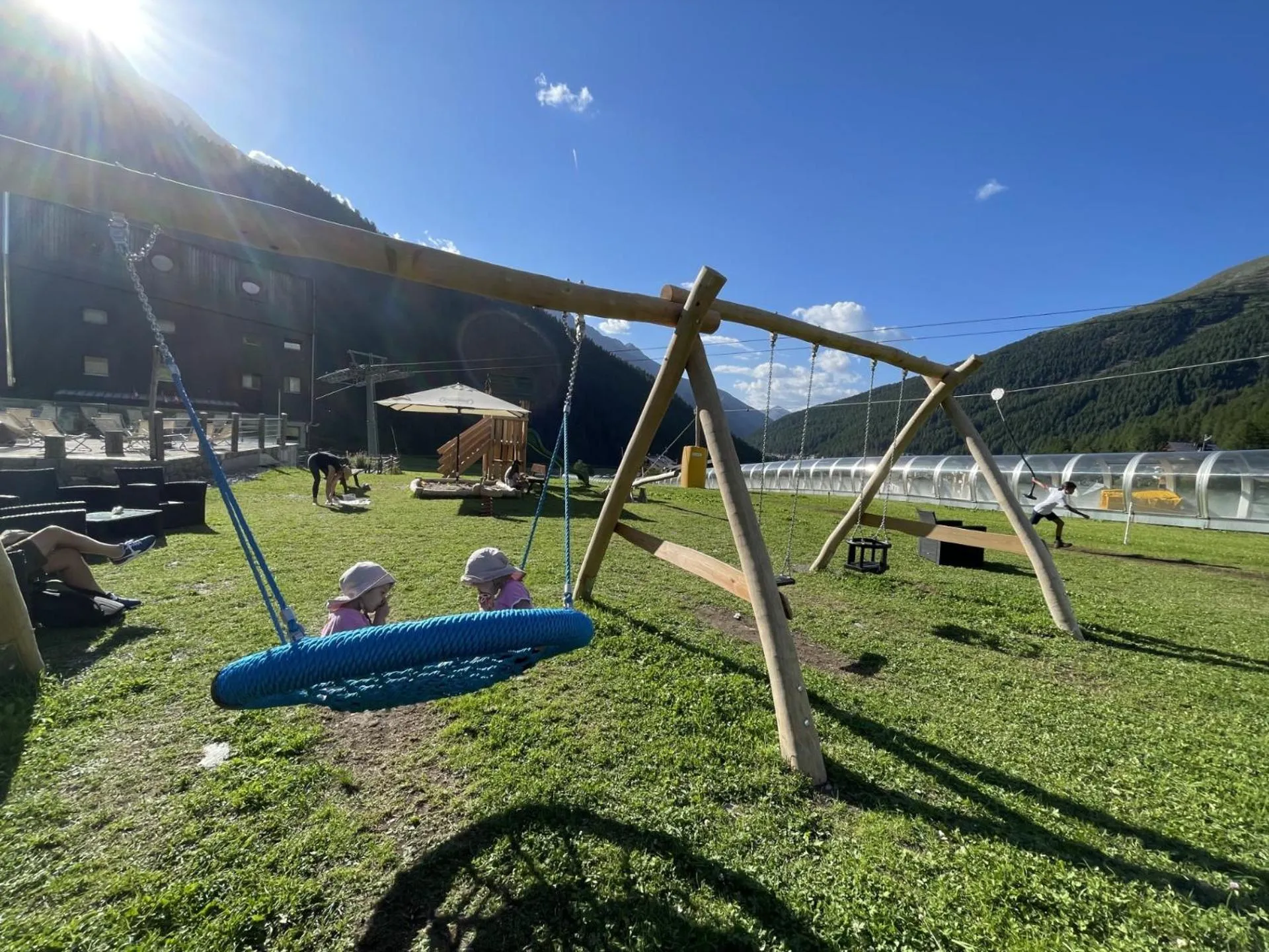 Children play ground in Hotel Lärchenhof