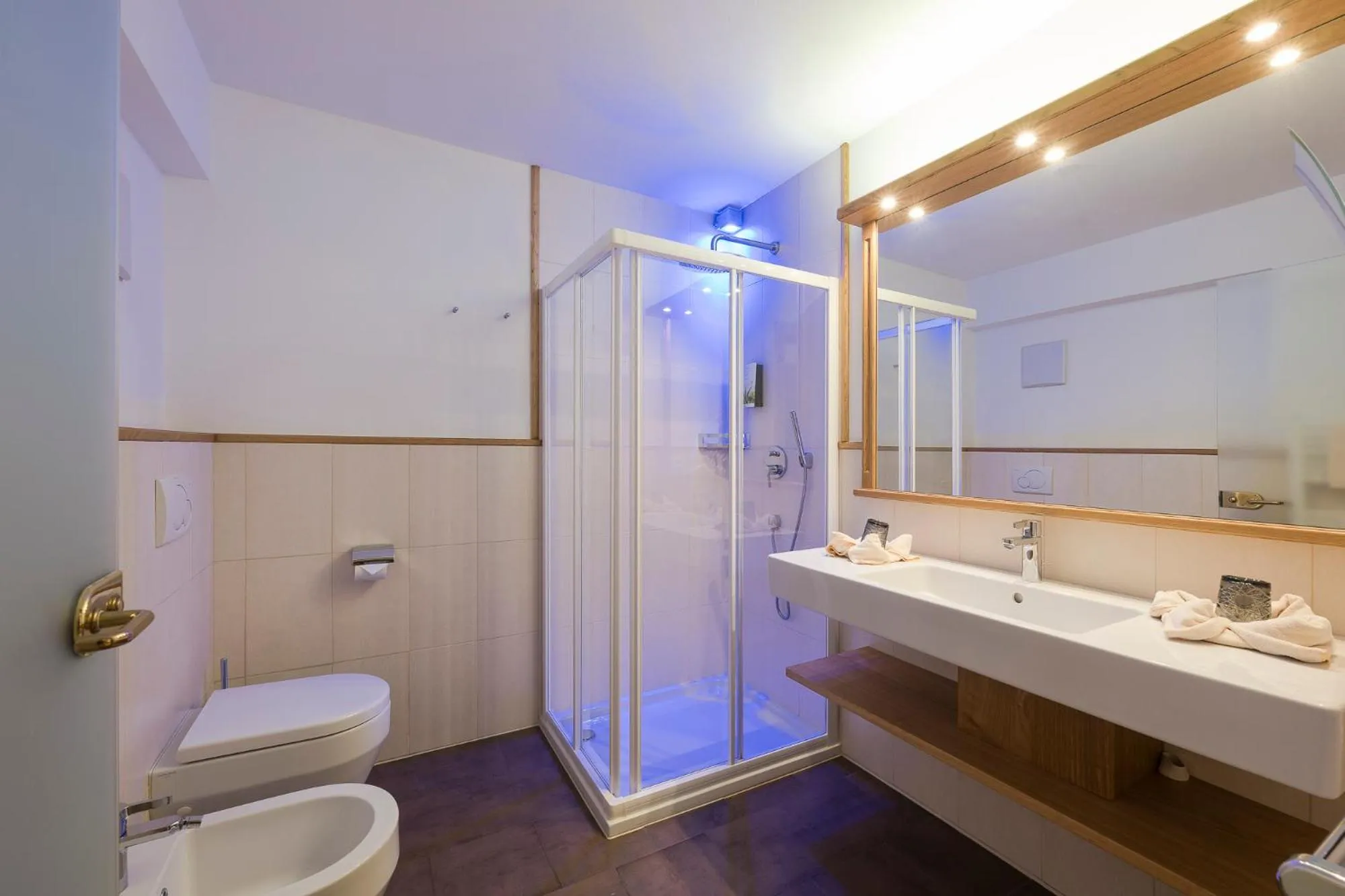 Shower in Hotel Lärchenhof