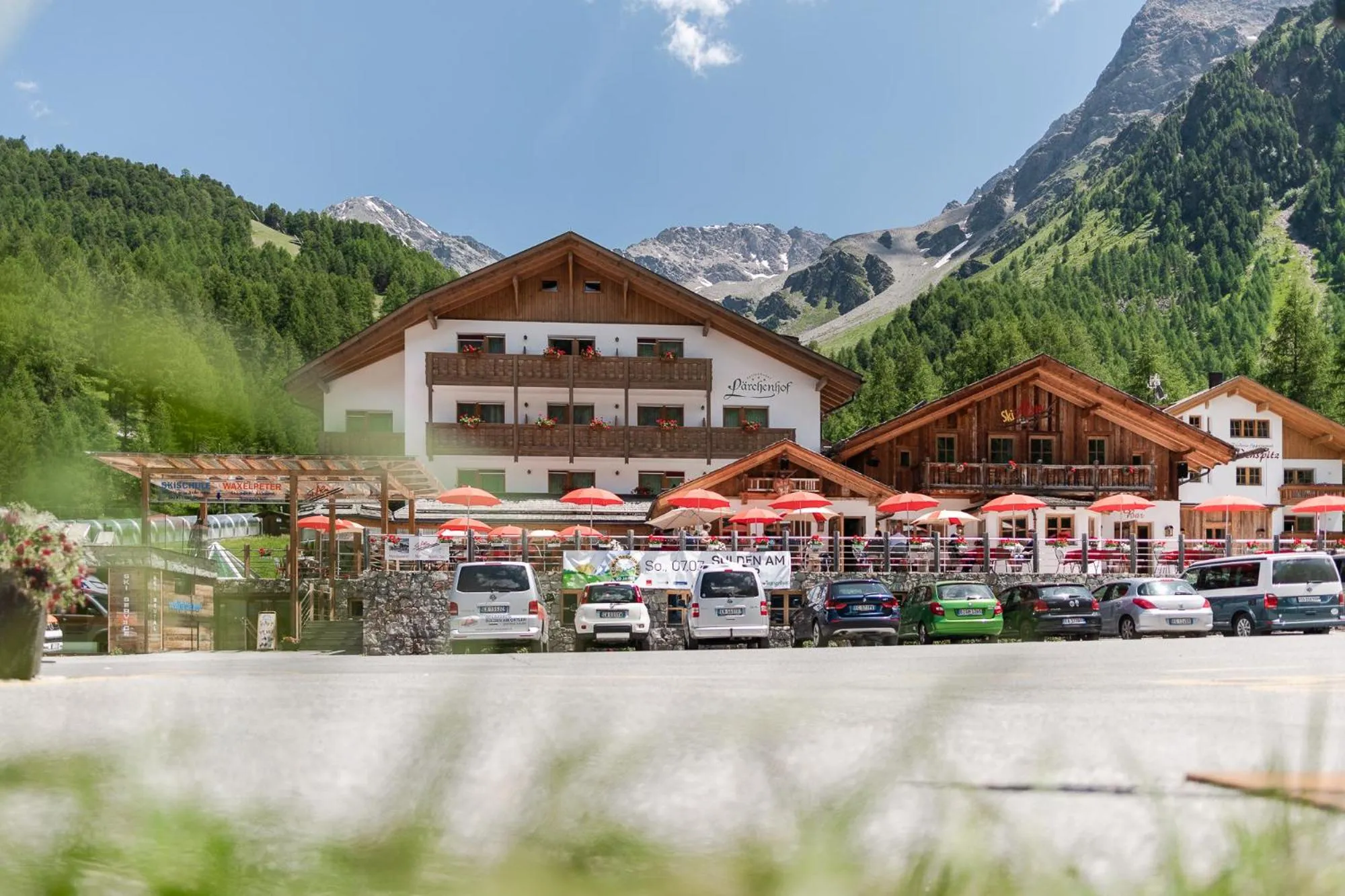 Facade/entrance in Hotel Lärchenhof