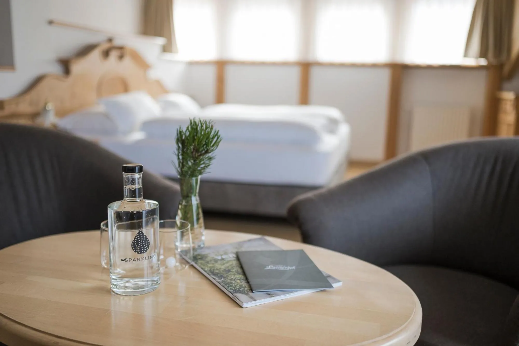 Bed in Hotel Lärchenhof