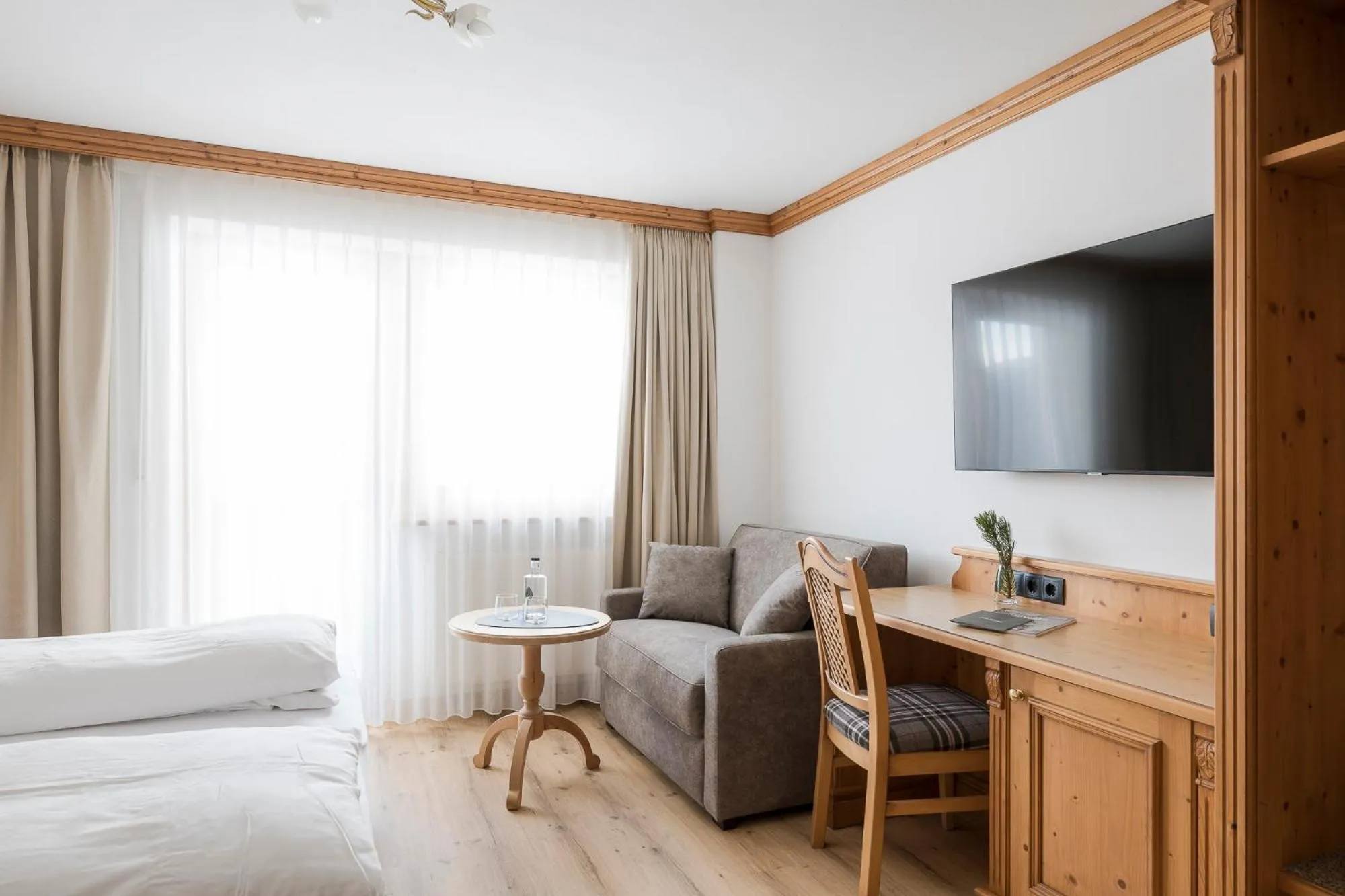 Bed in Hotel Lärchenhof