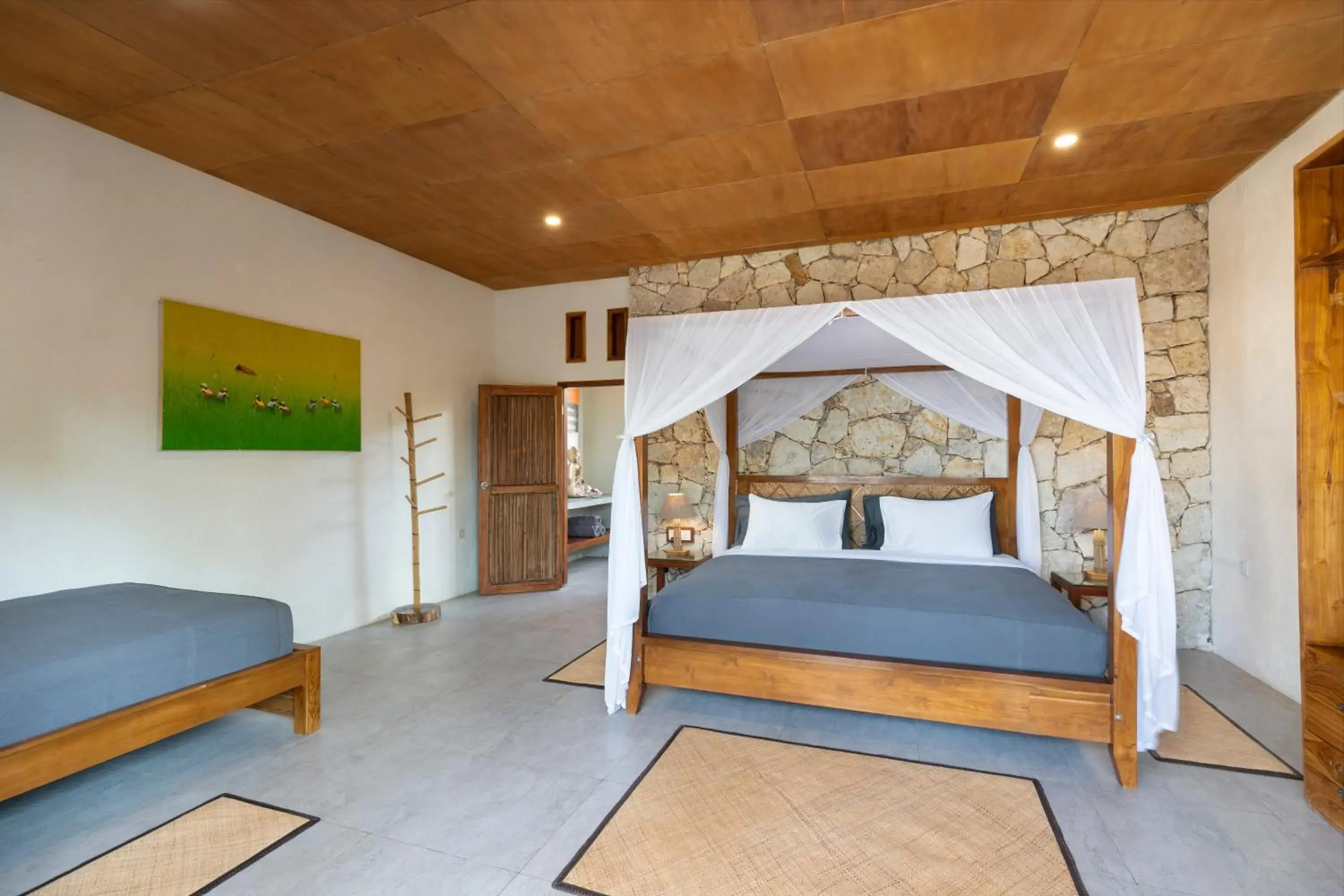 Triple Room with Sea View in Manduna Resort Triple Room with Sea View in Manduna Resort