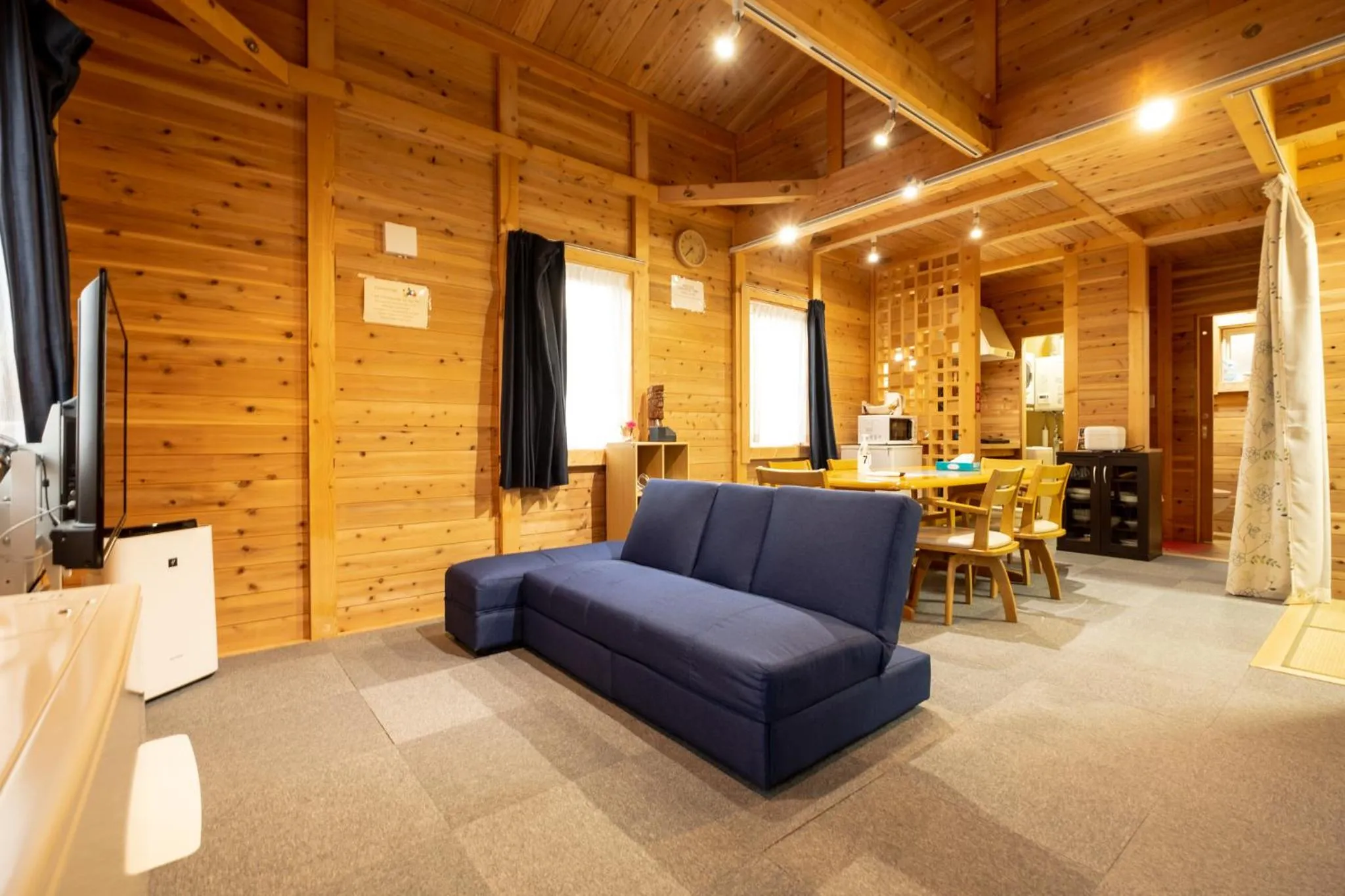 Living room in LAKE TOYA Logde SIGRA