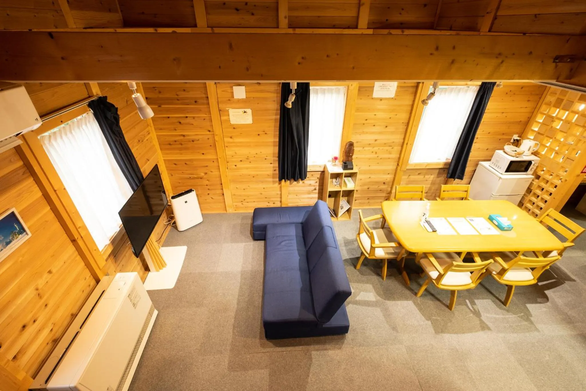 Living room in LAKE TOYA Logde SIGRA