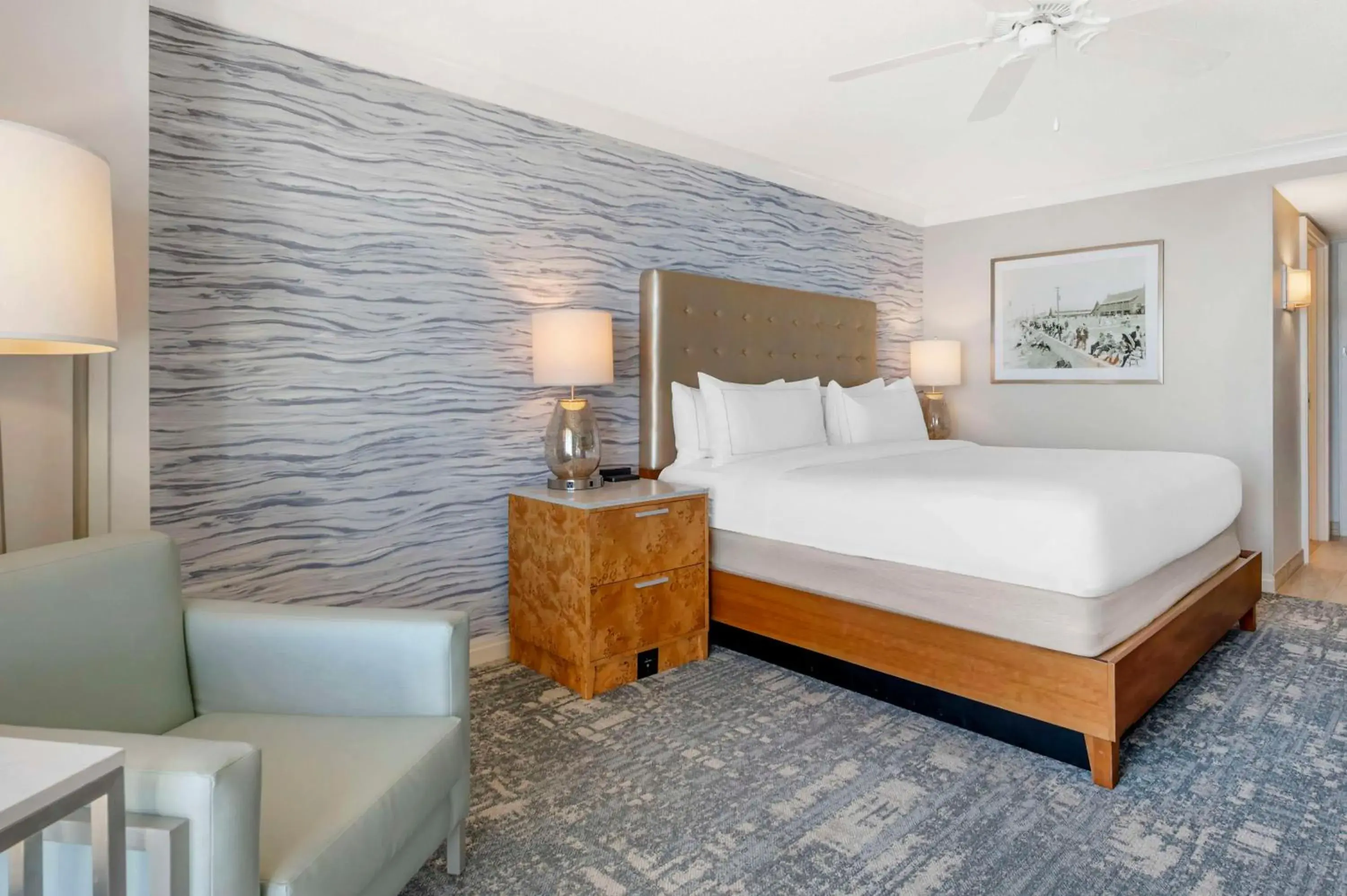 Superior One-Bedroom King with Oceanfront View and Balcony in Hilton Virginia Beach Oceanfront Superior One-Bedroom King with Oceanfront View and Balcony in Hilton Virginia Beach Oceanfront