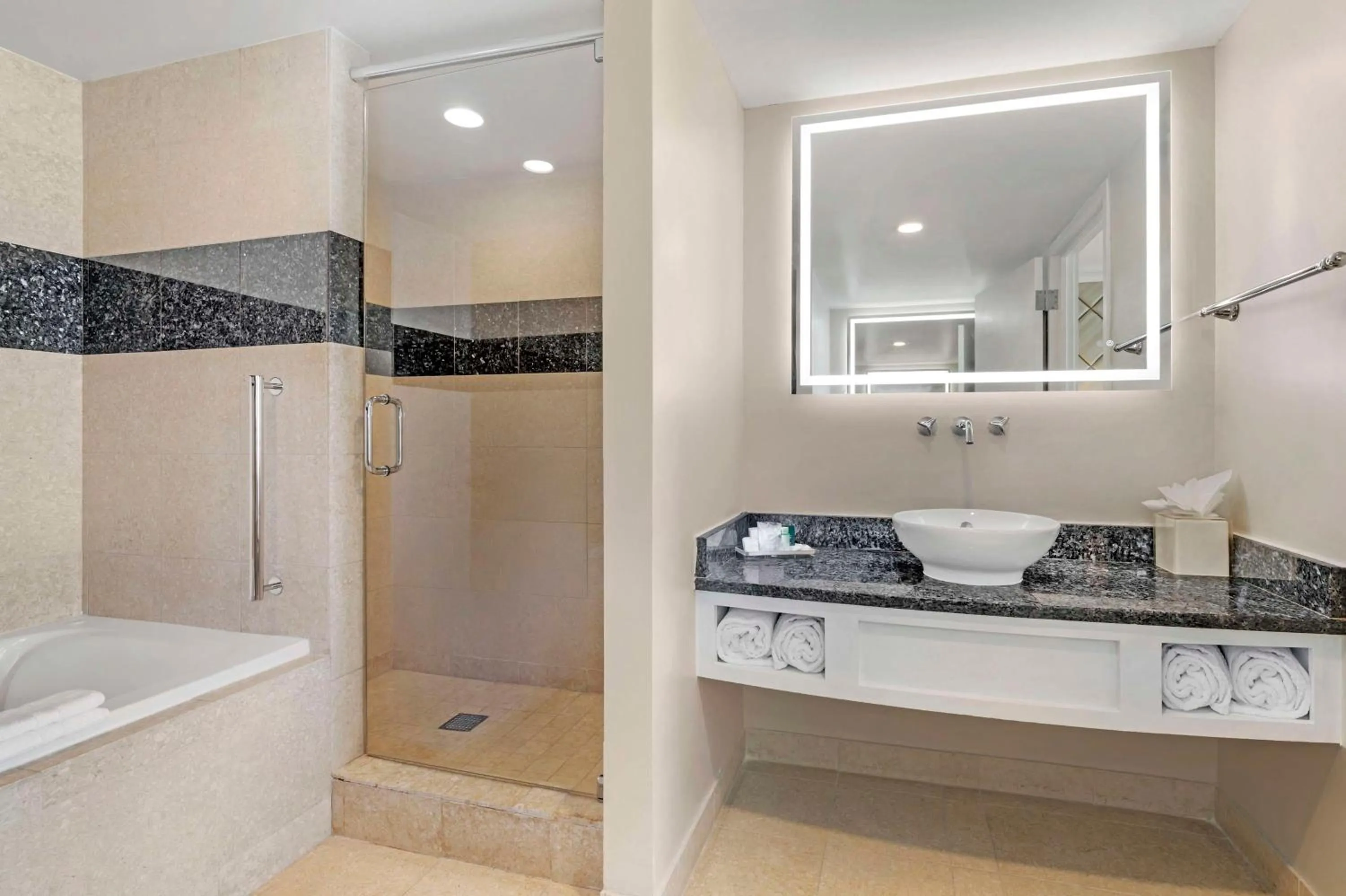 Bathroom in Hilton Virginia Beach Oceanfront