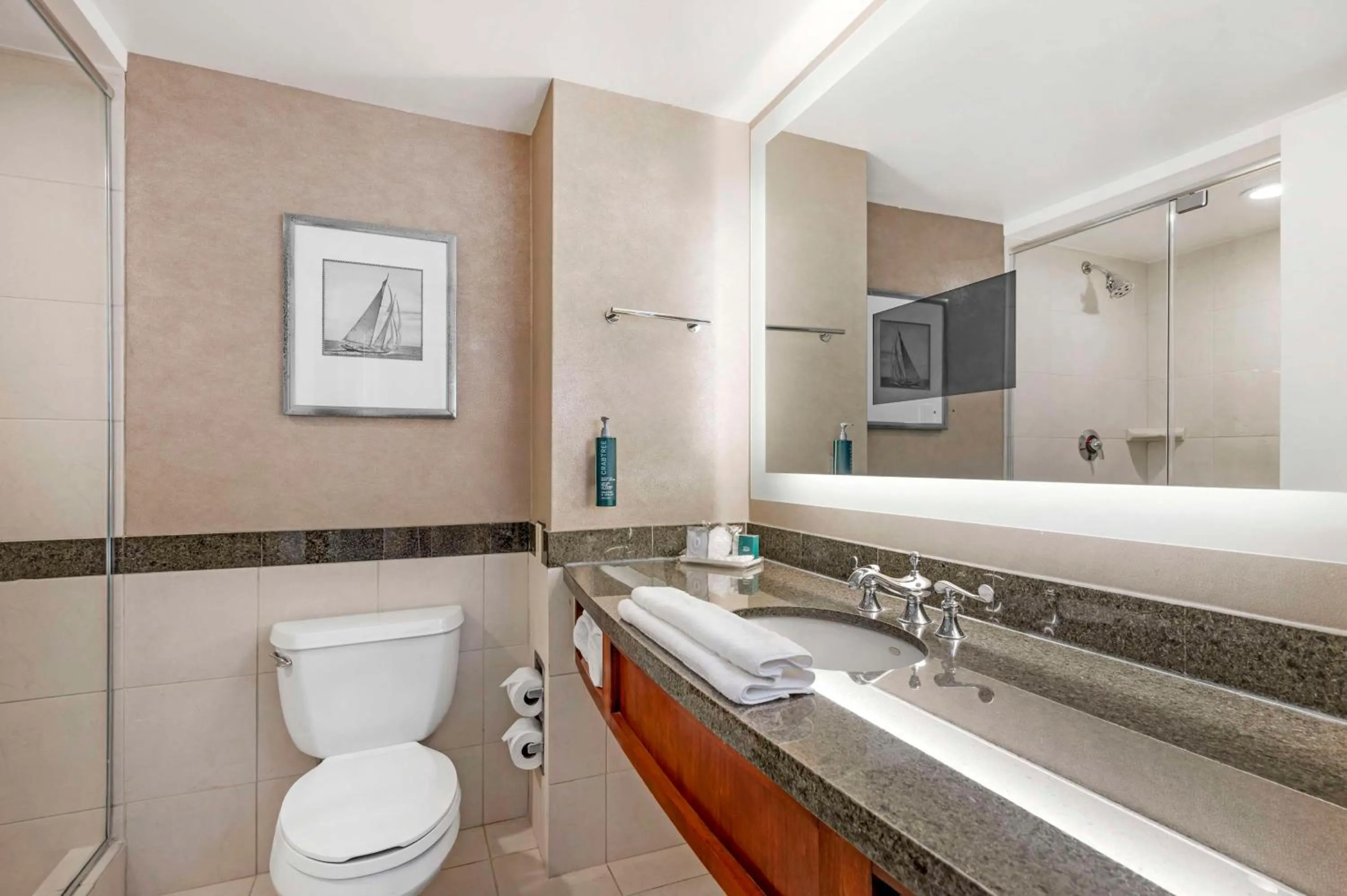 Bathroom in Hilton Virginia Beach Oceanfront