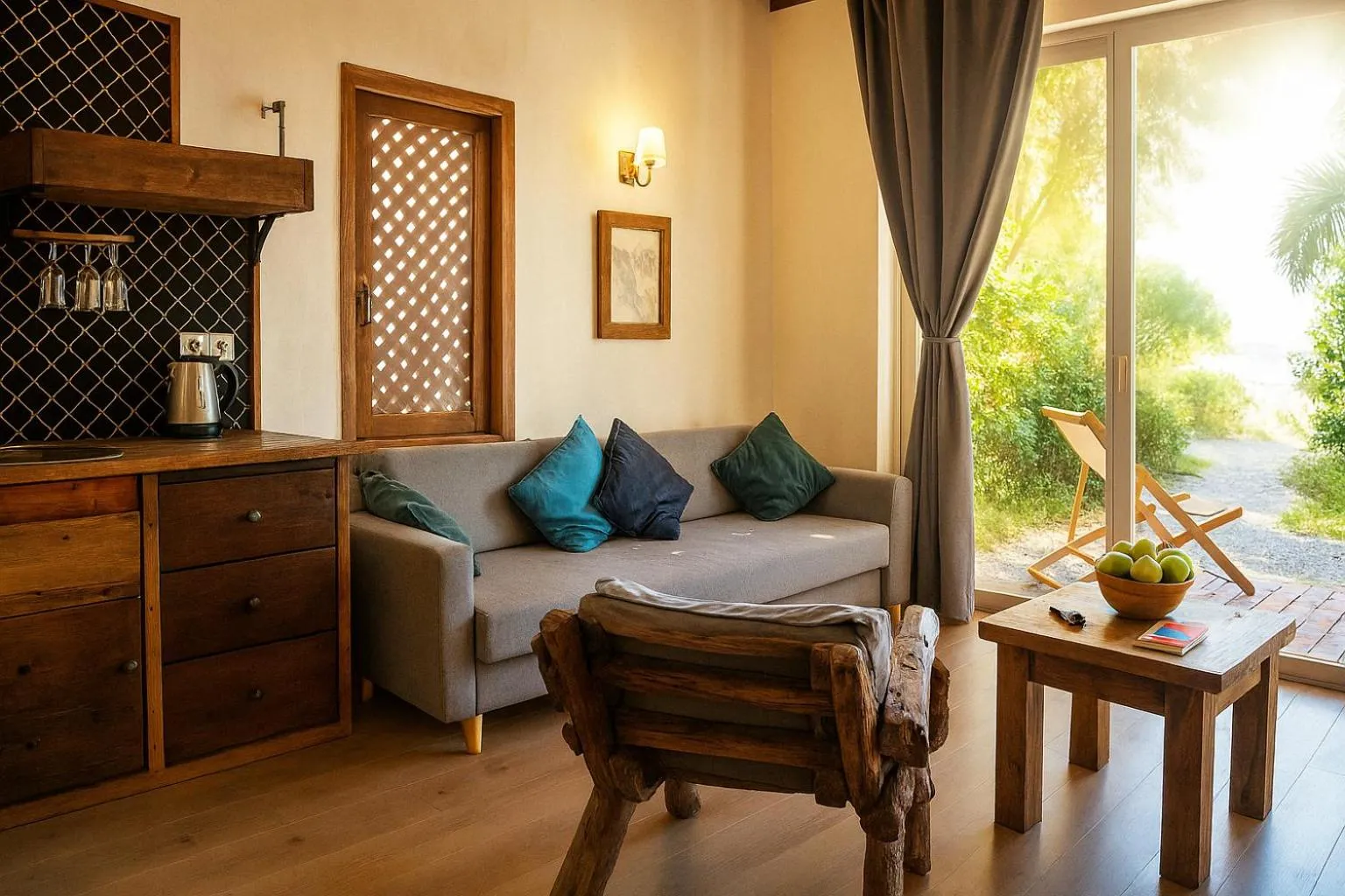 Patio in Clove Island Villas & Spa