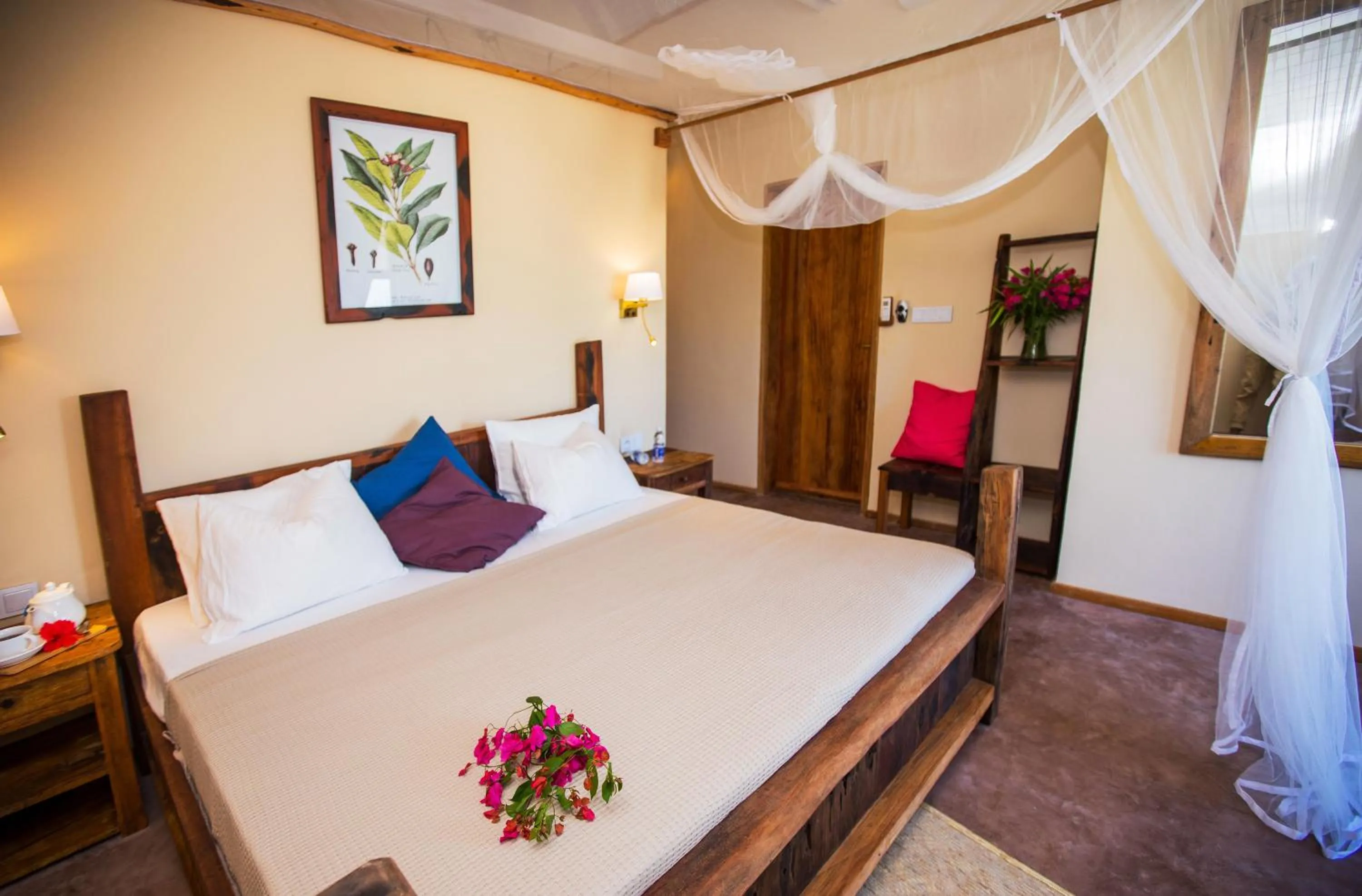 Bedroom, Bed in Clove Island Villas & Spa