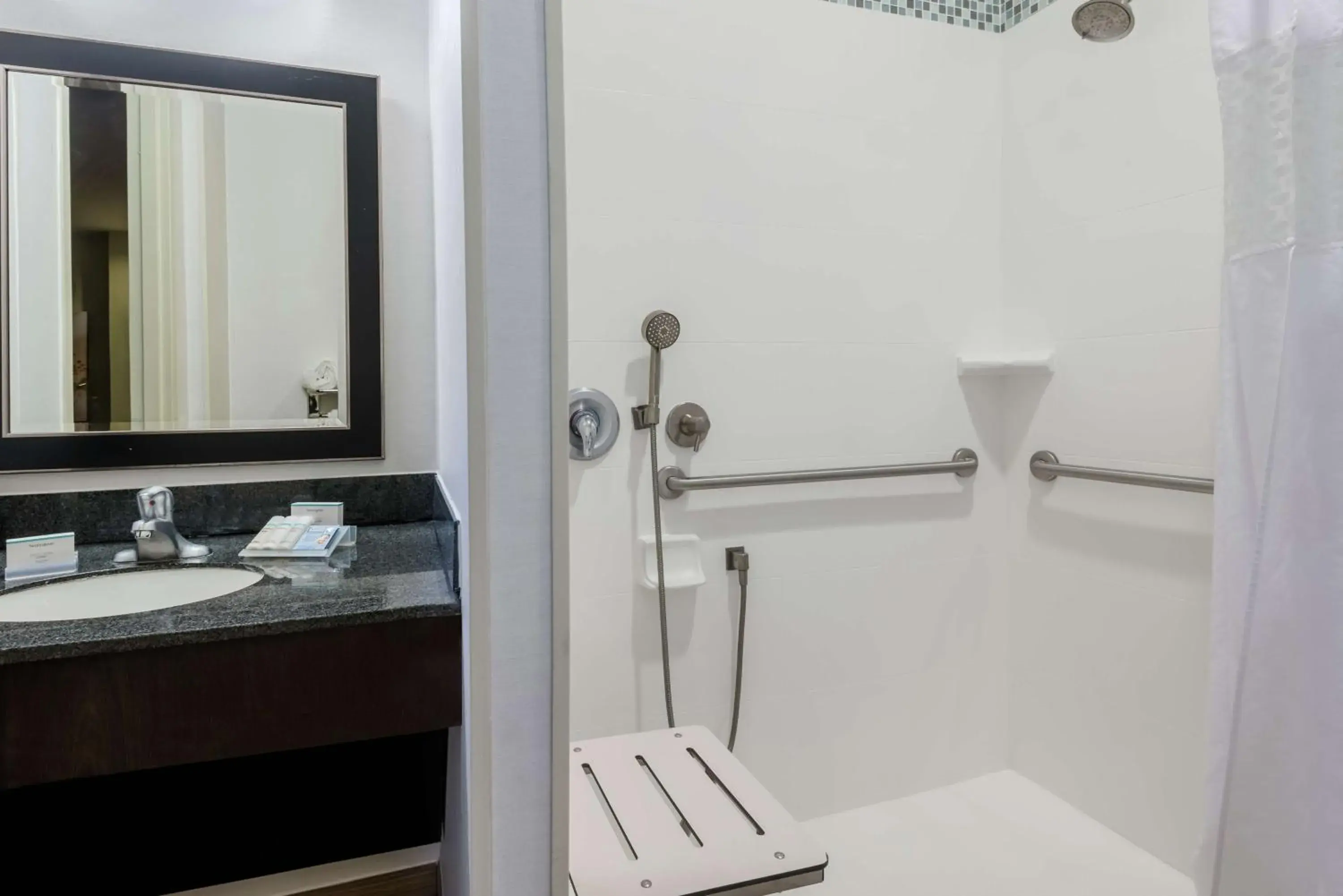 Bathroom in Hilton Garden Inn West Palm Beach Airport Bathroom in Hilton Garden Inn West Palm Beach Airport