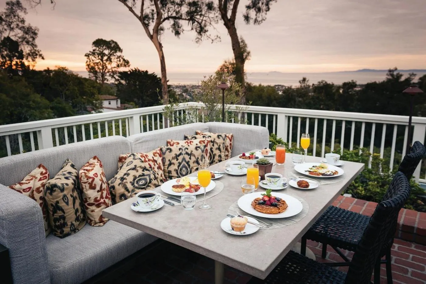 Breakfast in El Encanto Santa Barbara
