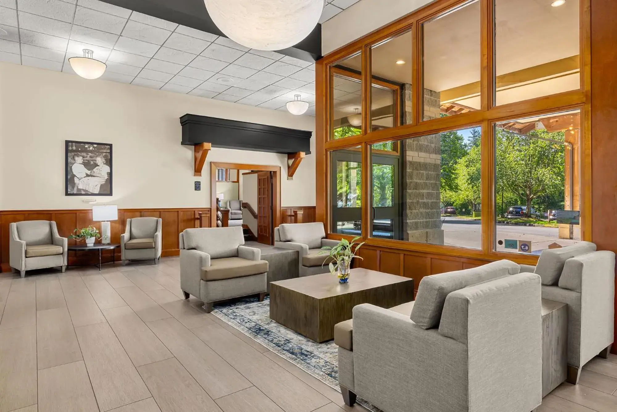 Lobby or reception in The INN at Gig Harbor Lobby or reception in The INN at Gig Harbor
