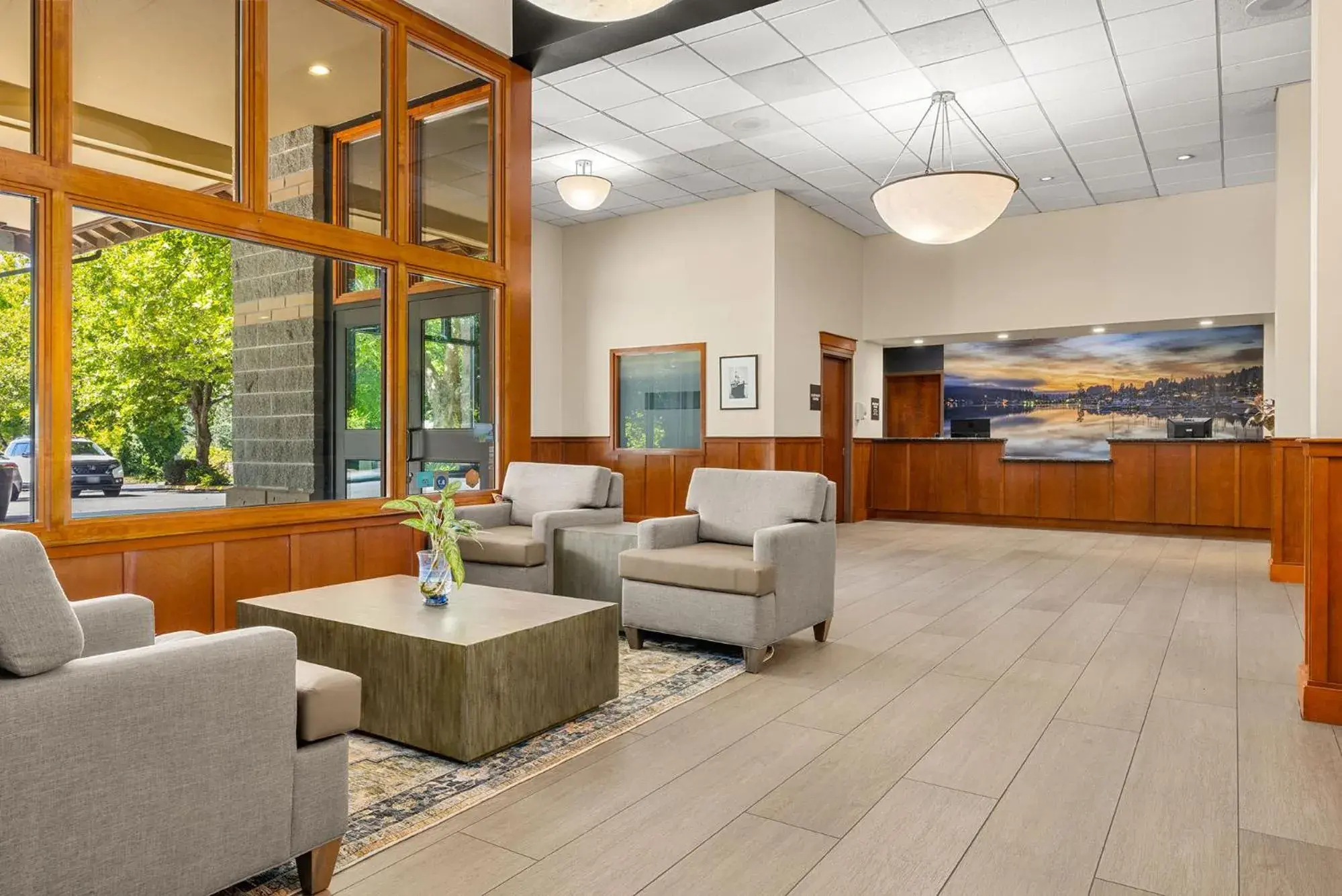 Lobby or reception in The INN at Gig Harbor Lobby or reception in The INN at Gig Harbor