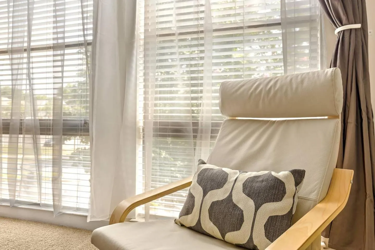 Seating area in Trifecta City Loft Uptown CLT Superhost