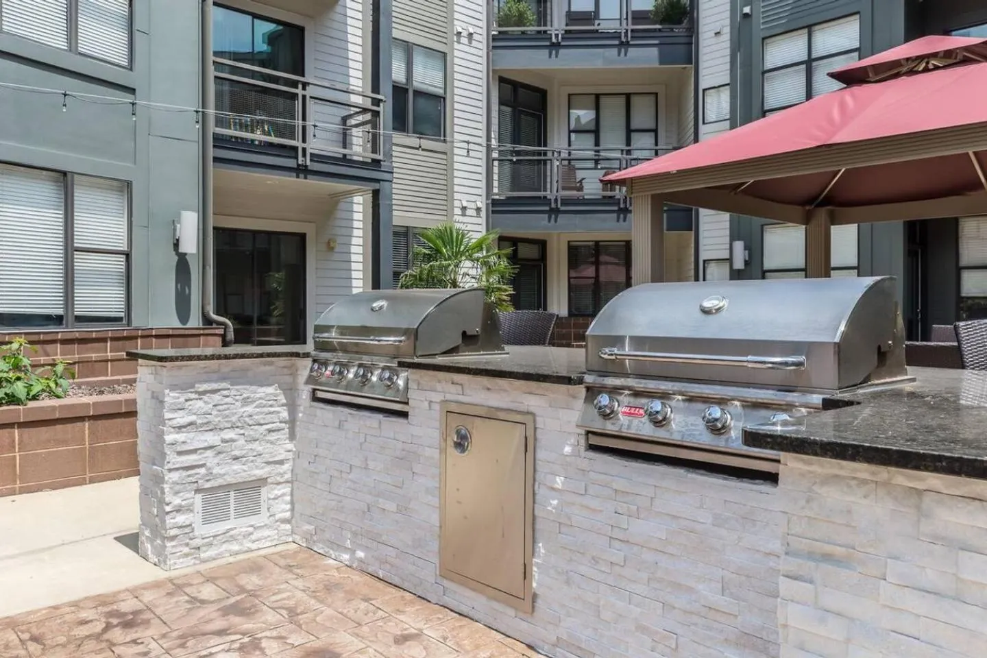 Patio in Trifecta City Loft Uptown CLT Superhost