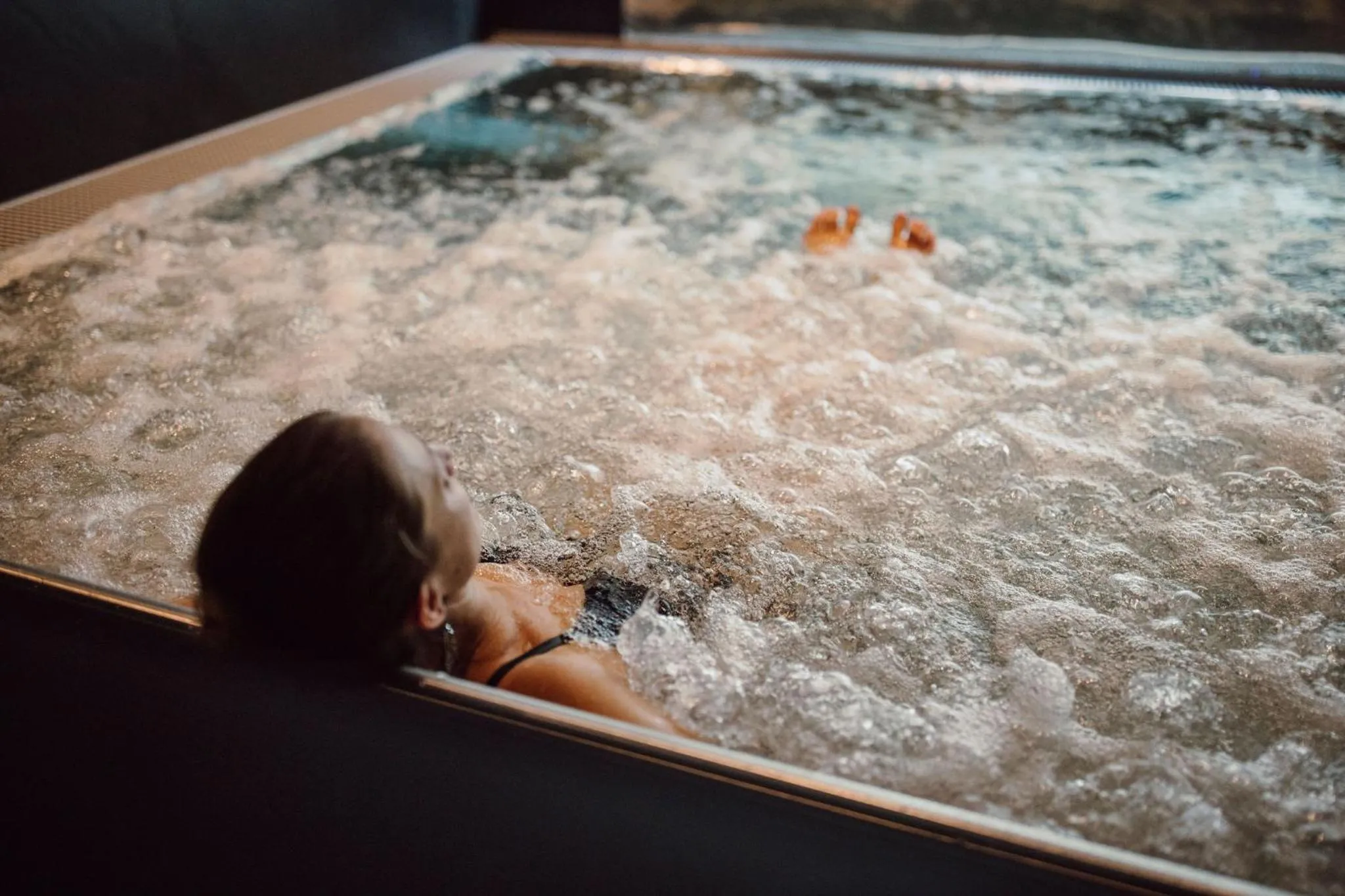 Hot Tub in Boutique Hotel Das Rivus