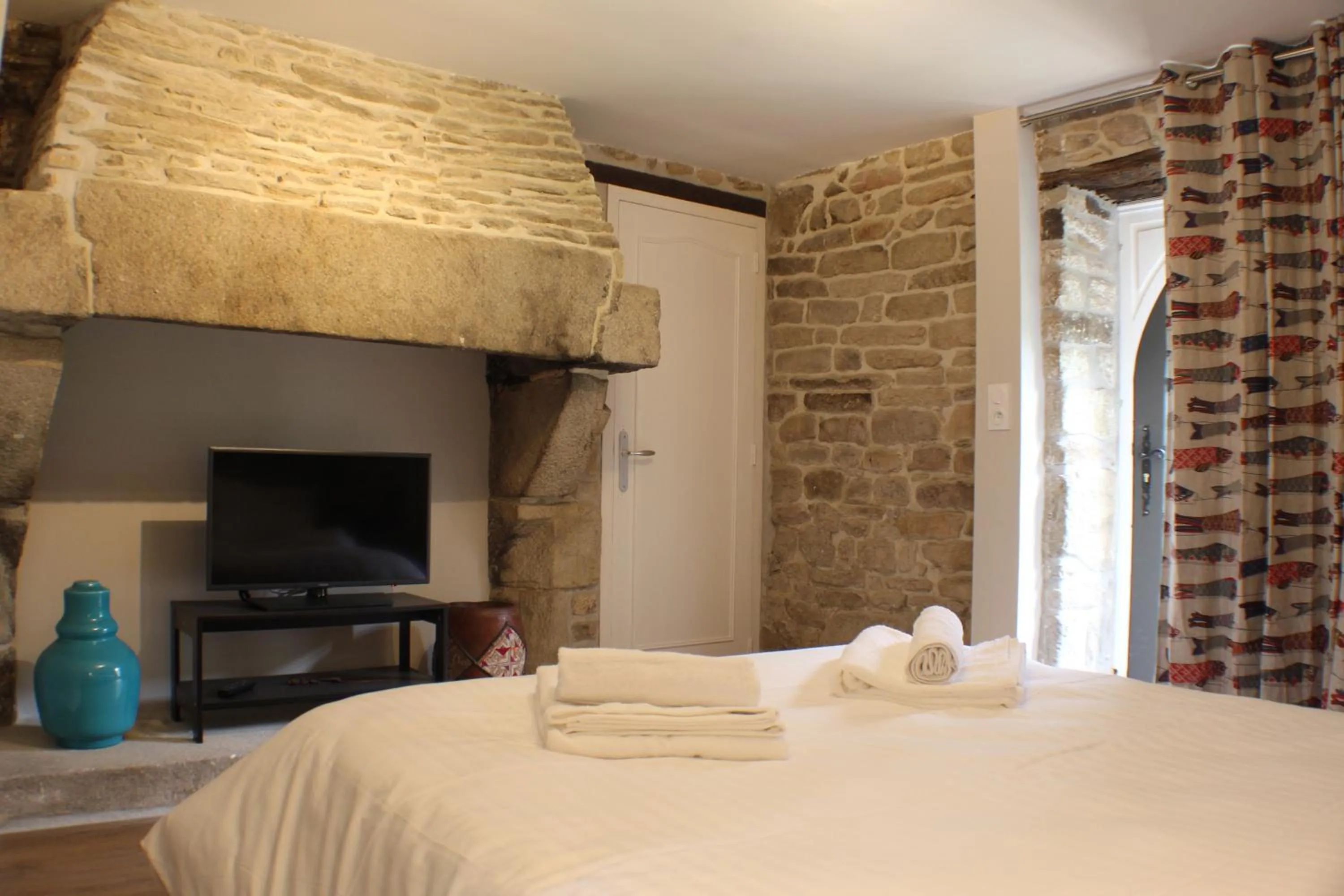 Bed in Manoir du Moustoir - Hôtel Les Empreintes