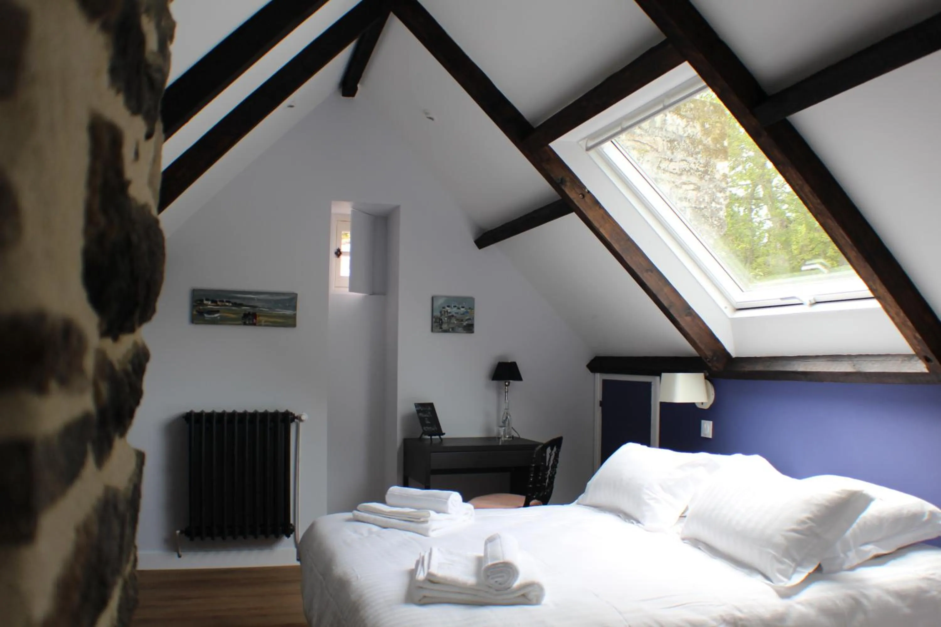 Bed in Manoir du Moustoir - Hôtel Les Empreintes