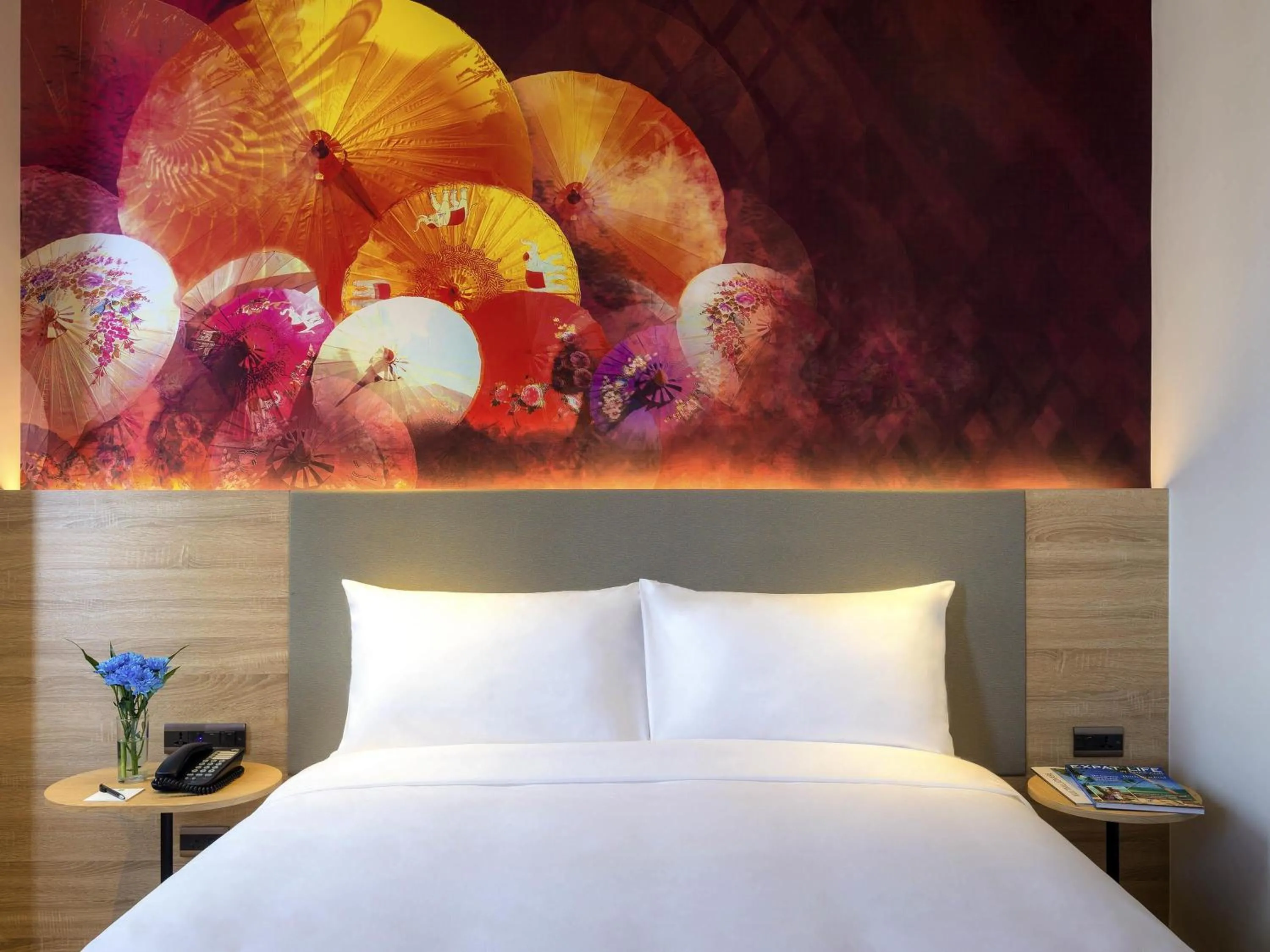 Bedroom, Bed in ibis Styles Bangkok Ratchada