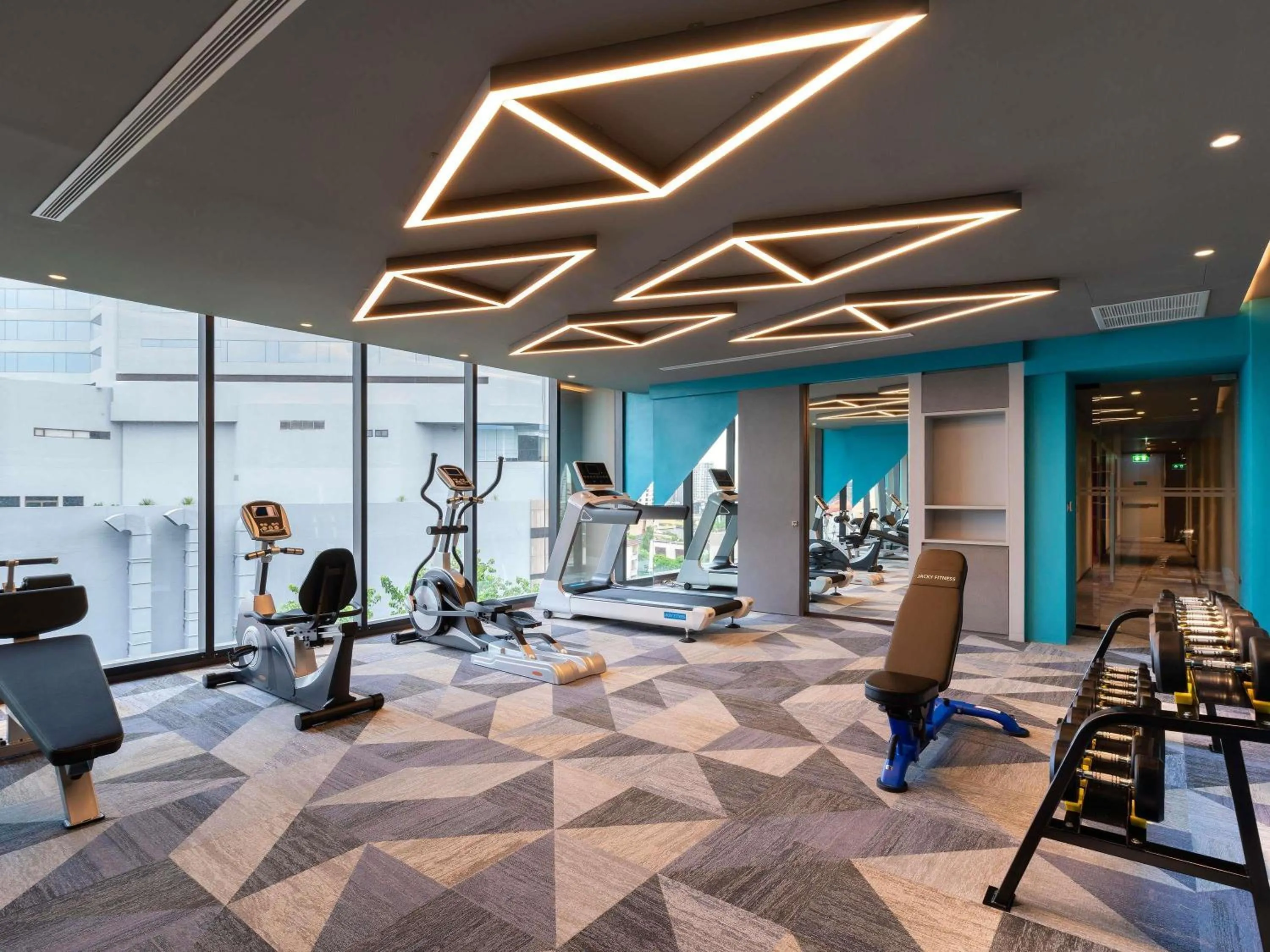 Fitness centre/facilities in ibis Styles Bangkok Ratchada