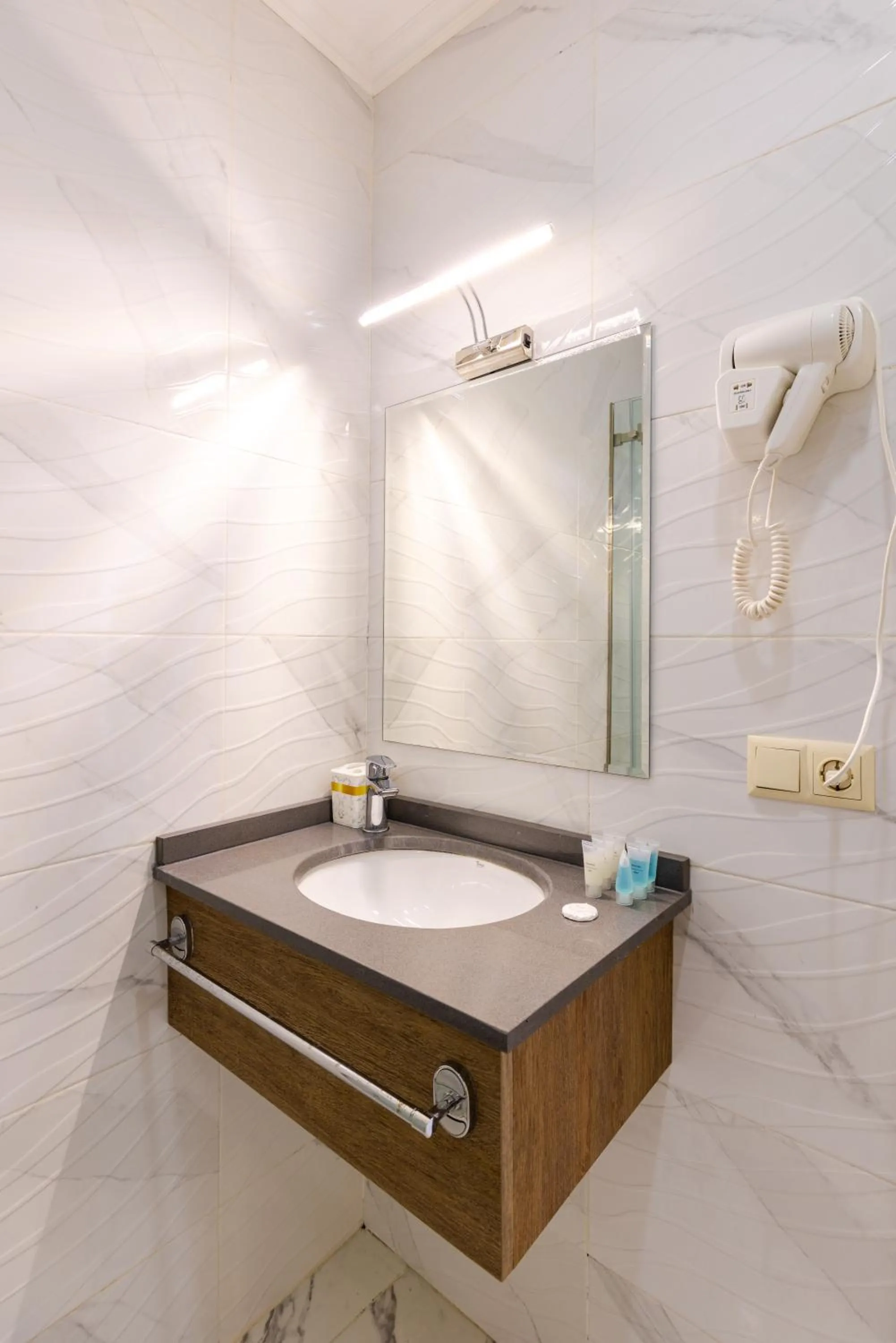 Shower in Aqua Batumi Hotel & Apartments