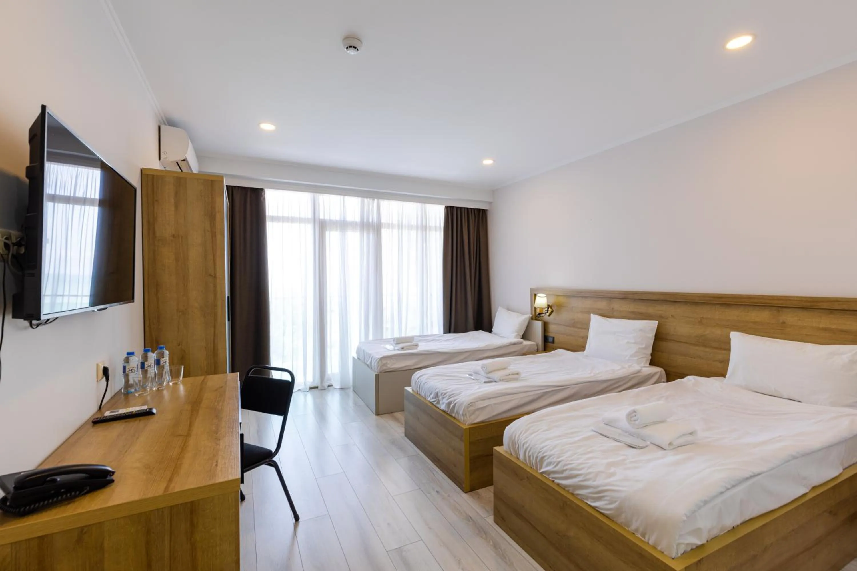 Bed in Aqua Batumi Hotel & Apartments