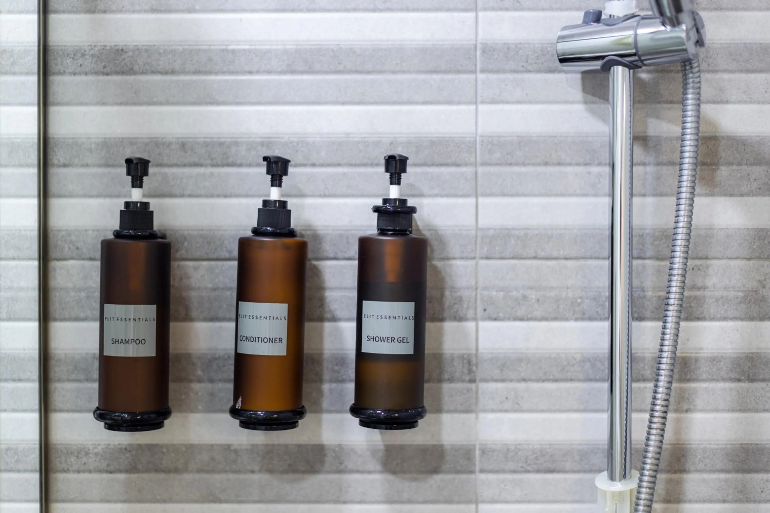 Shower in Aqua Batumi Hotel & Apartments