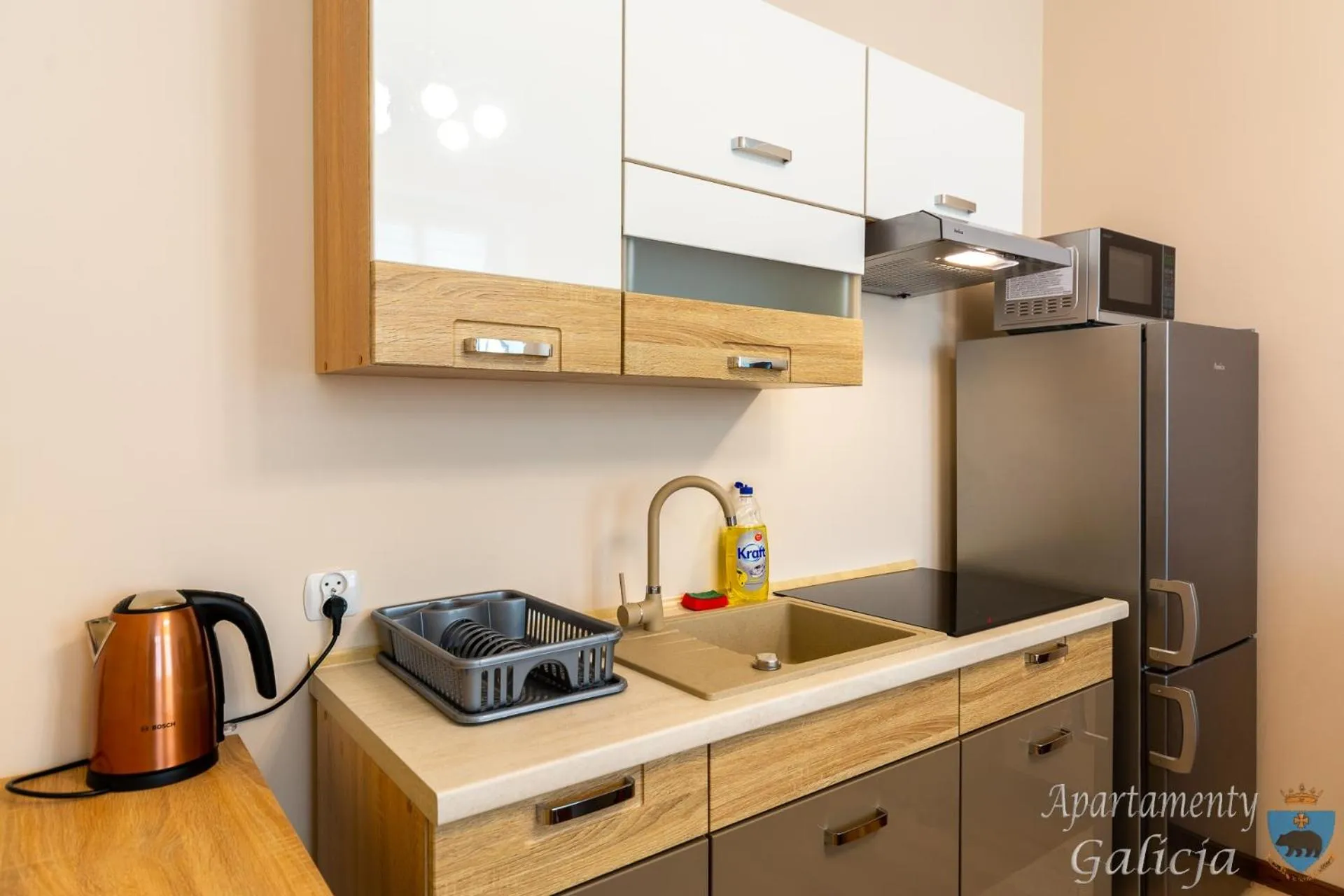Kitchen or kitchenette in Apartamenty Galicja