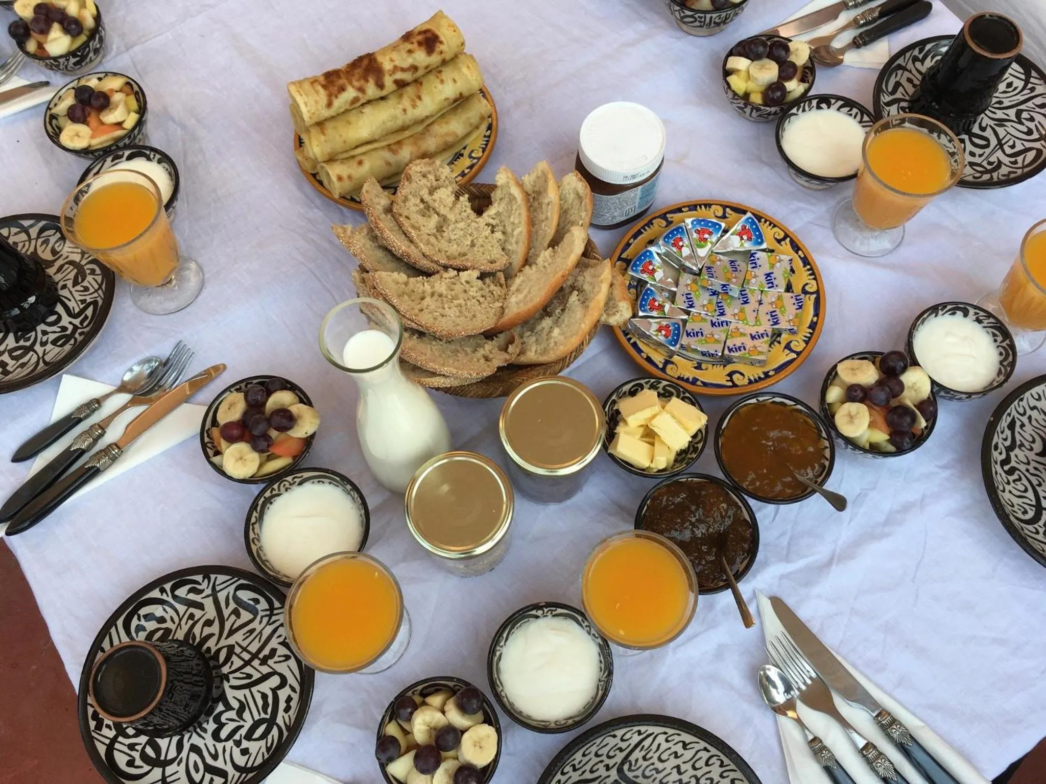 Food and drinks in Riad Safa