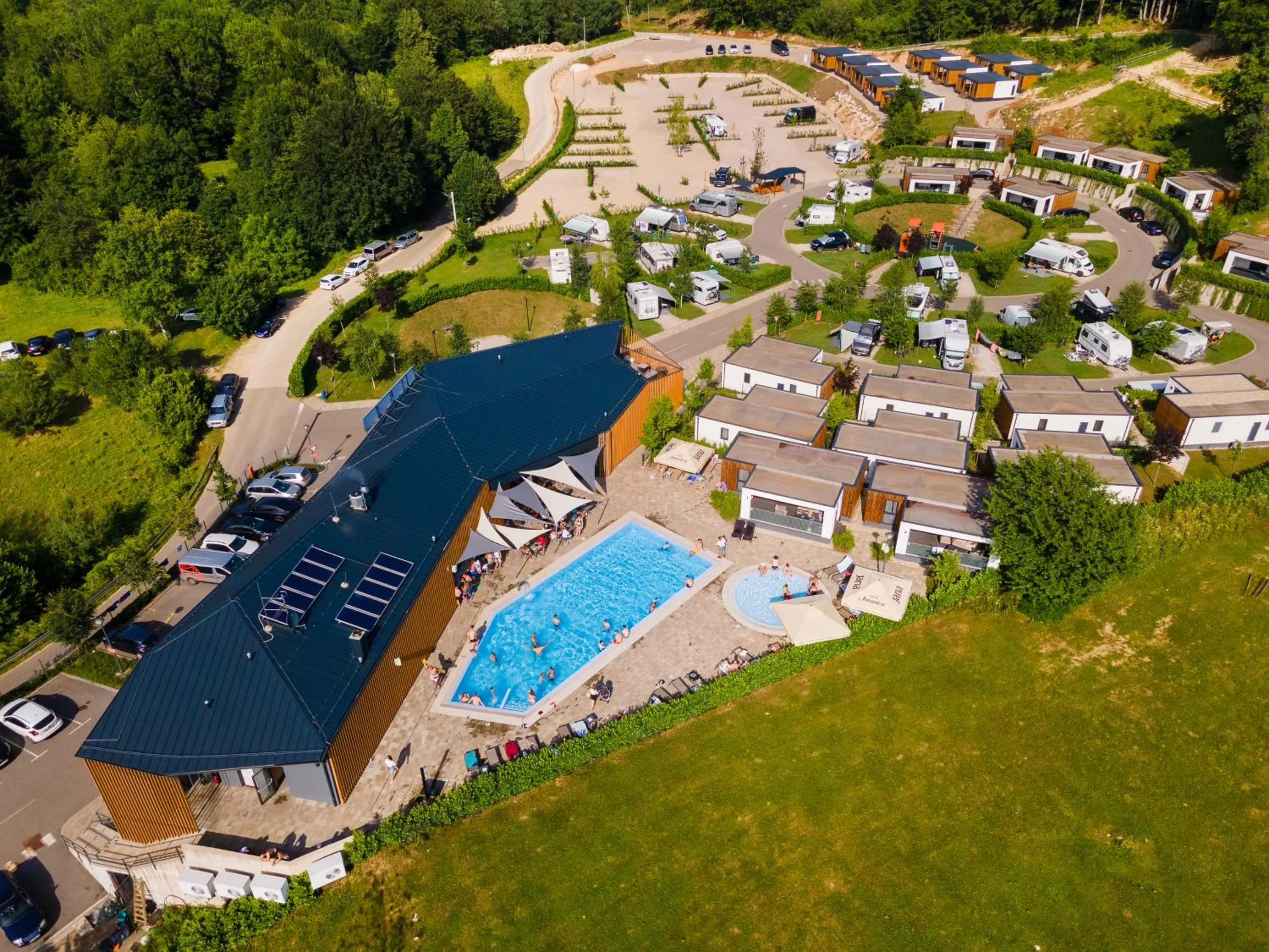 Property building in Mobile Homes Camping Plitvice