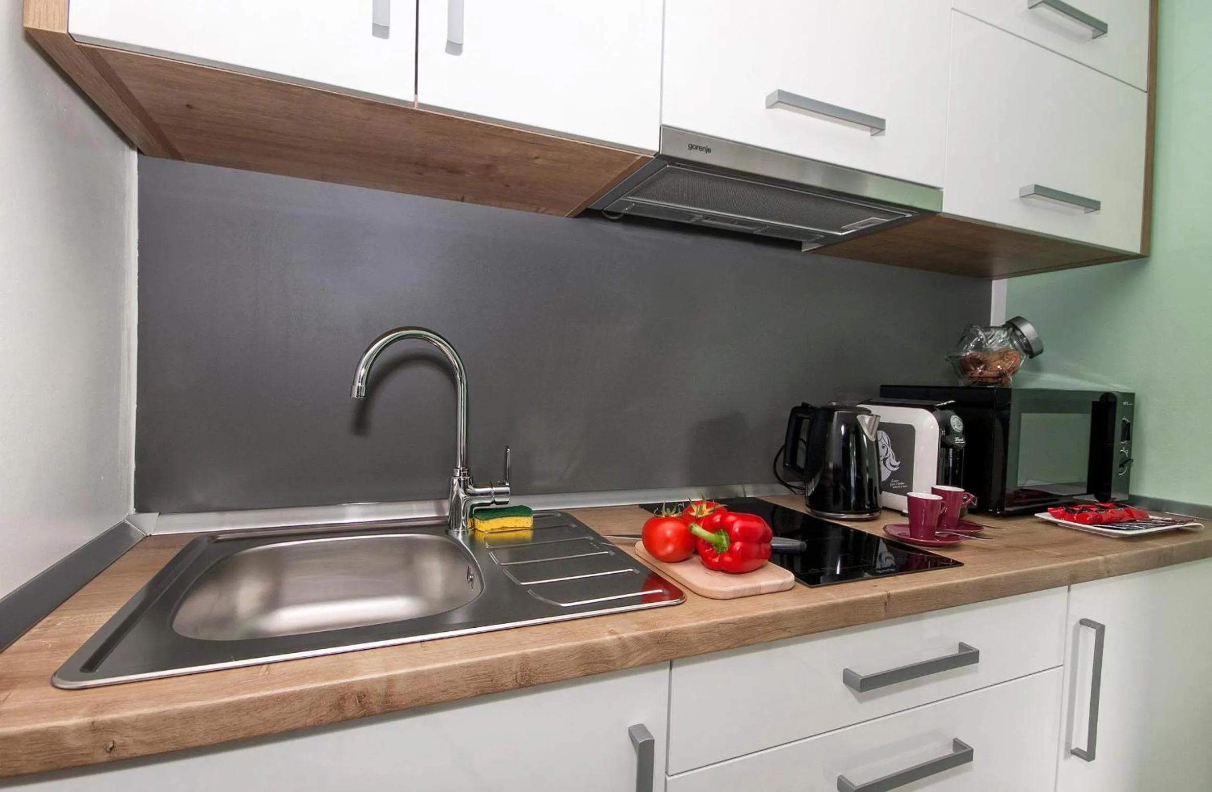 Kitchen or kitchenette in Mobile Homes Camping Plitvice