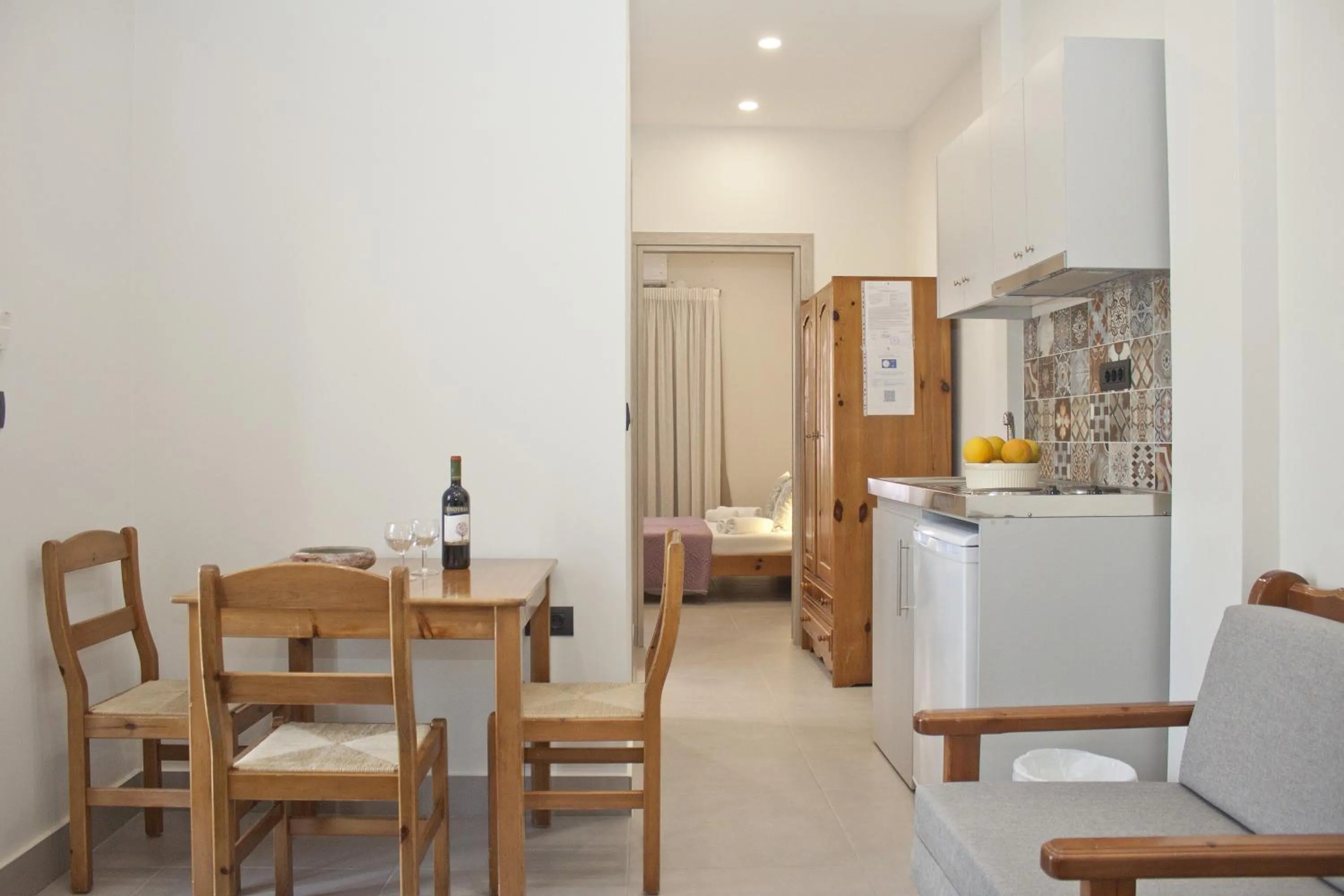 Dining area in Vaso Apartments