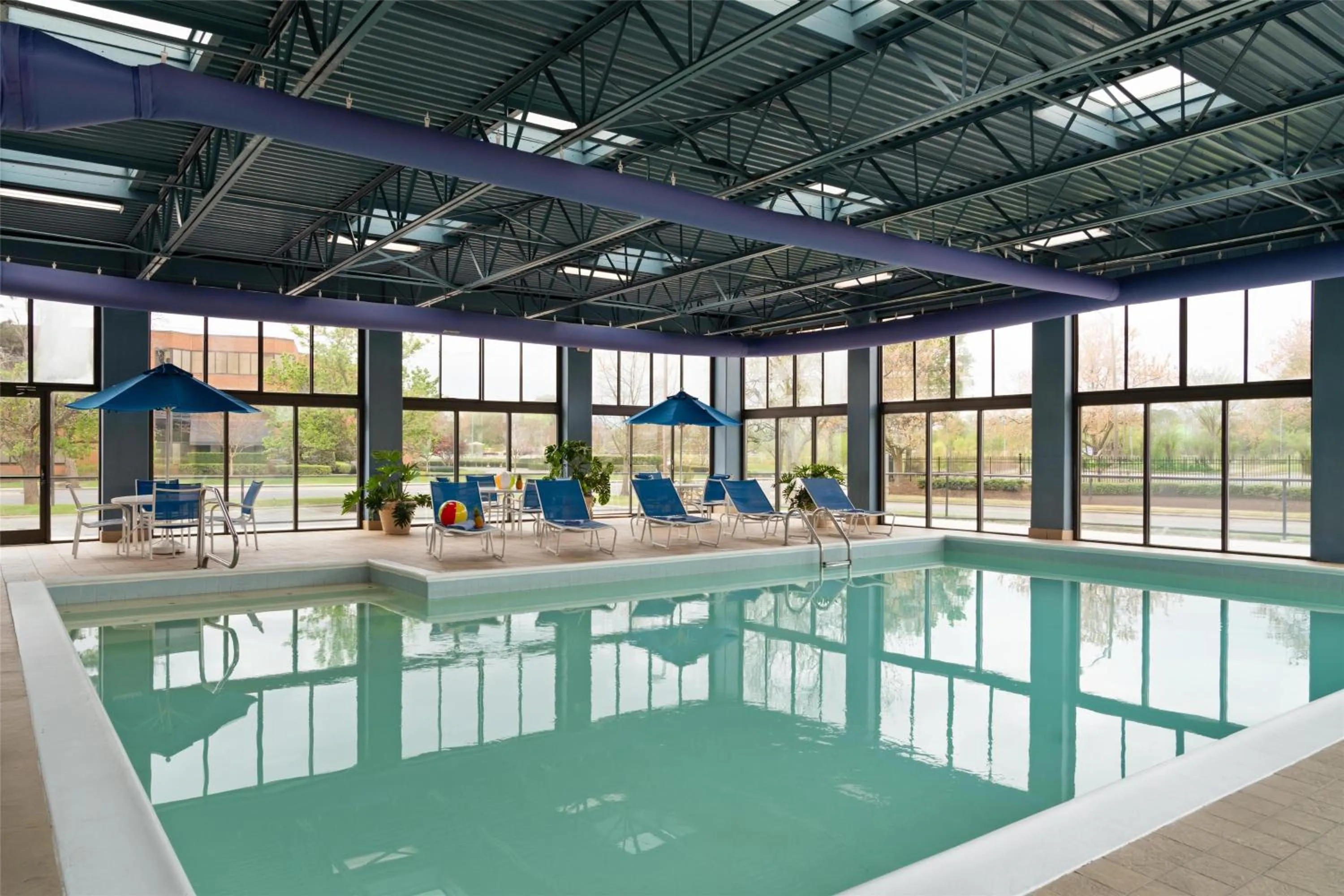 Pool view in DoubleTree by Hilton Virginia Beach