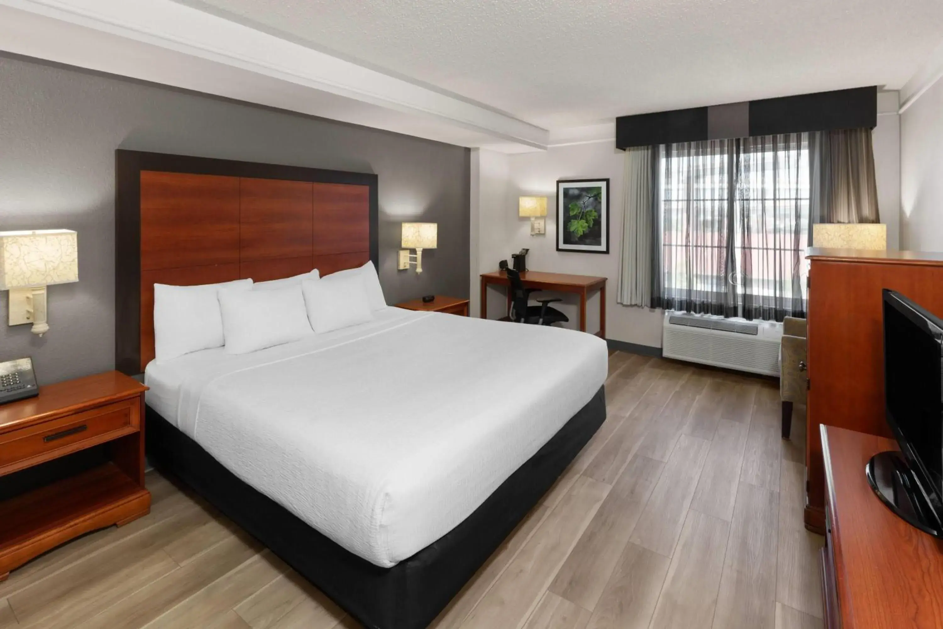 King Room with Bath Tub - Mobility/Hearing Accessible - Non-Smoking in La Quinta by Wyndham San Antonio Airport King Room with Bath Tub - Mobility/Hearing Accessible - Non-Smoking in La Quinta by Wyndham San Antonio Airport