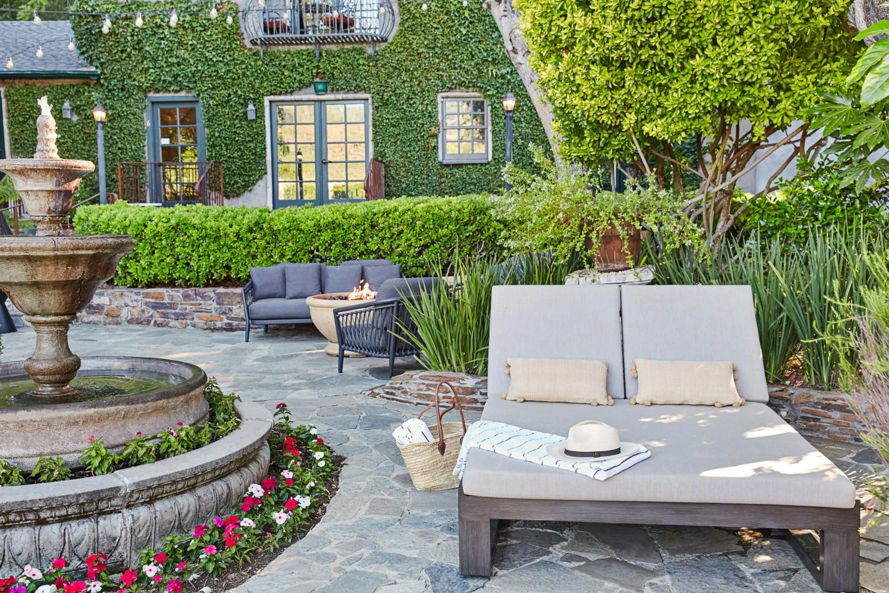 Patio in Kenwood Inn & Spa