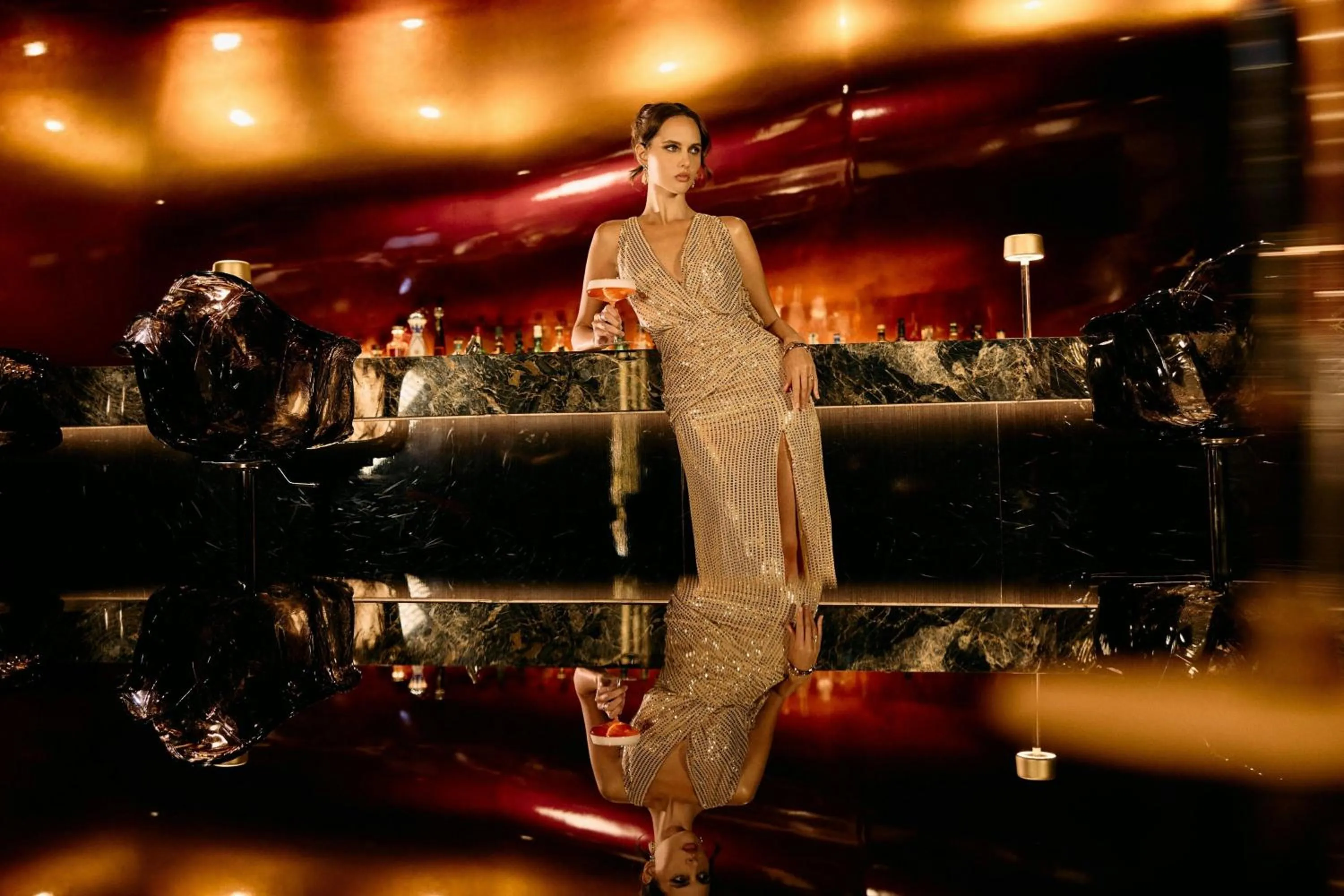 Lounge or bar in W Dubai - The Palm