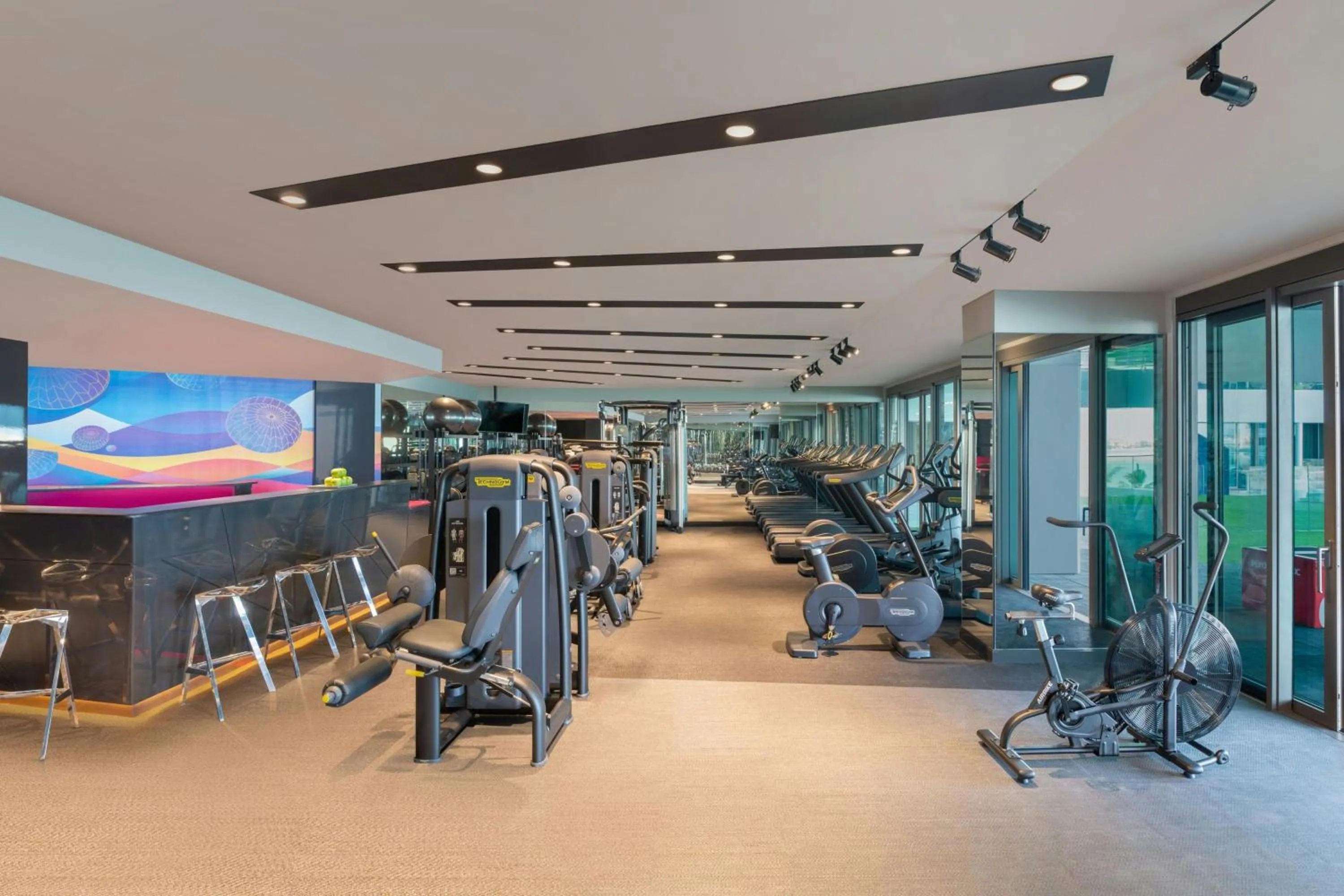 Fitness centre/facilities in W Dubai - The Palm