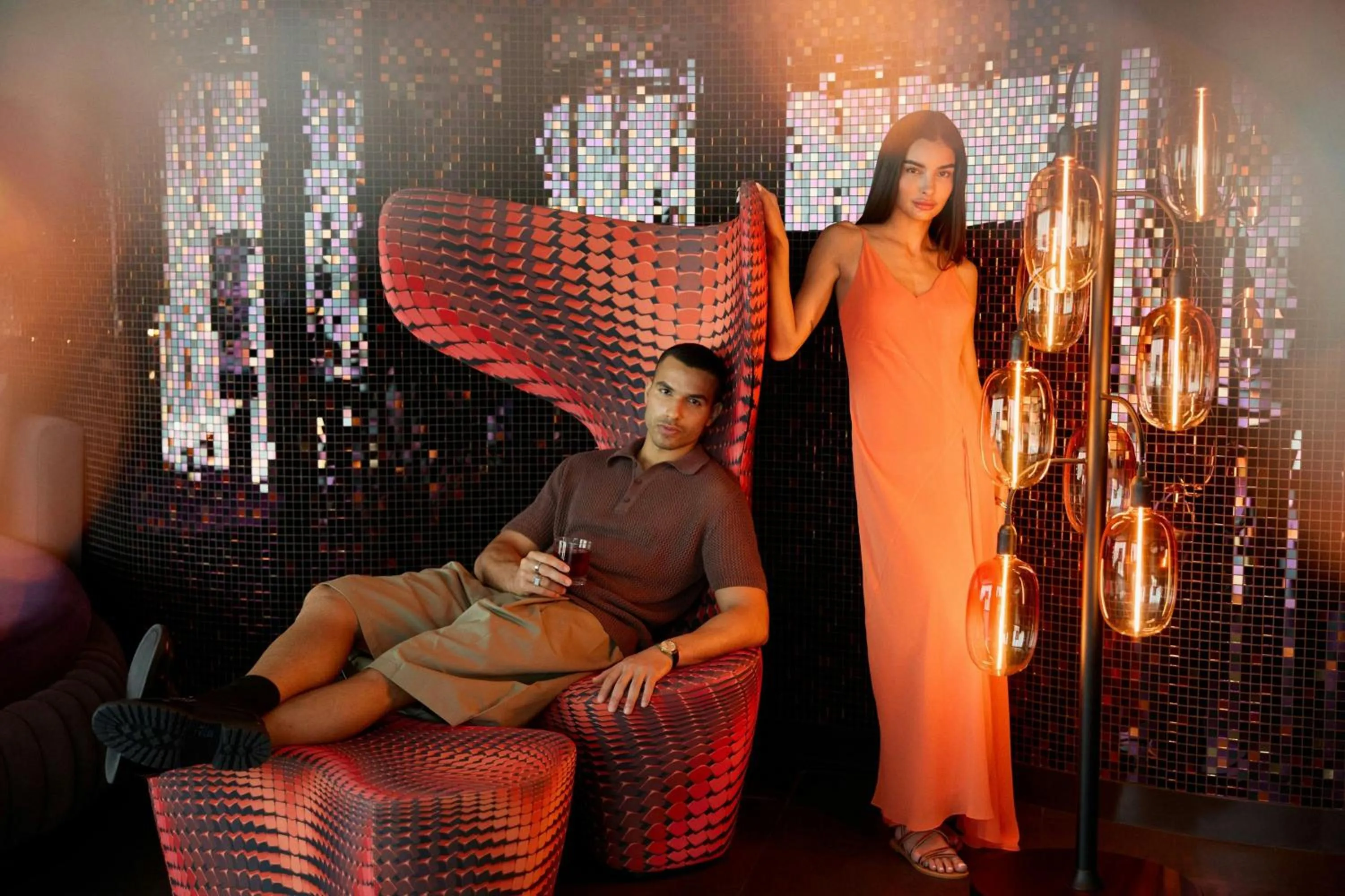 Living room in W Dubai - The Palm