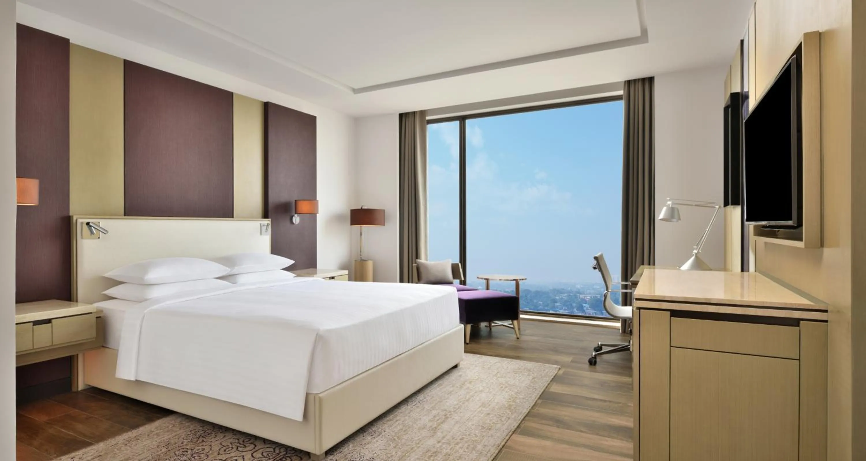 View (from property/room), Bed in Courtyard by Marriott Siliguri