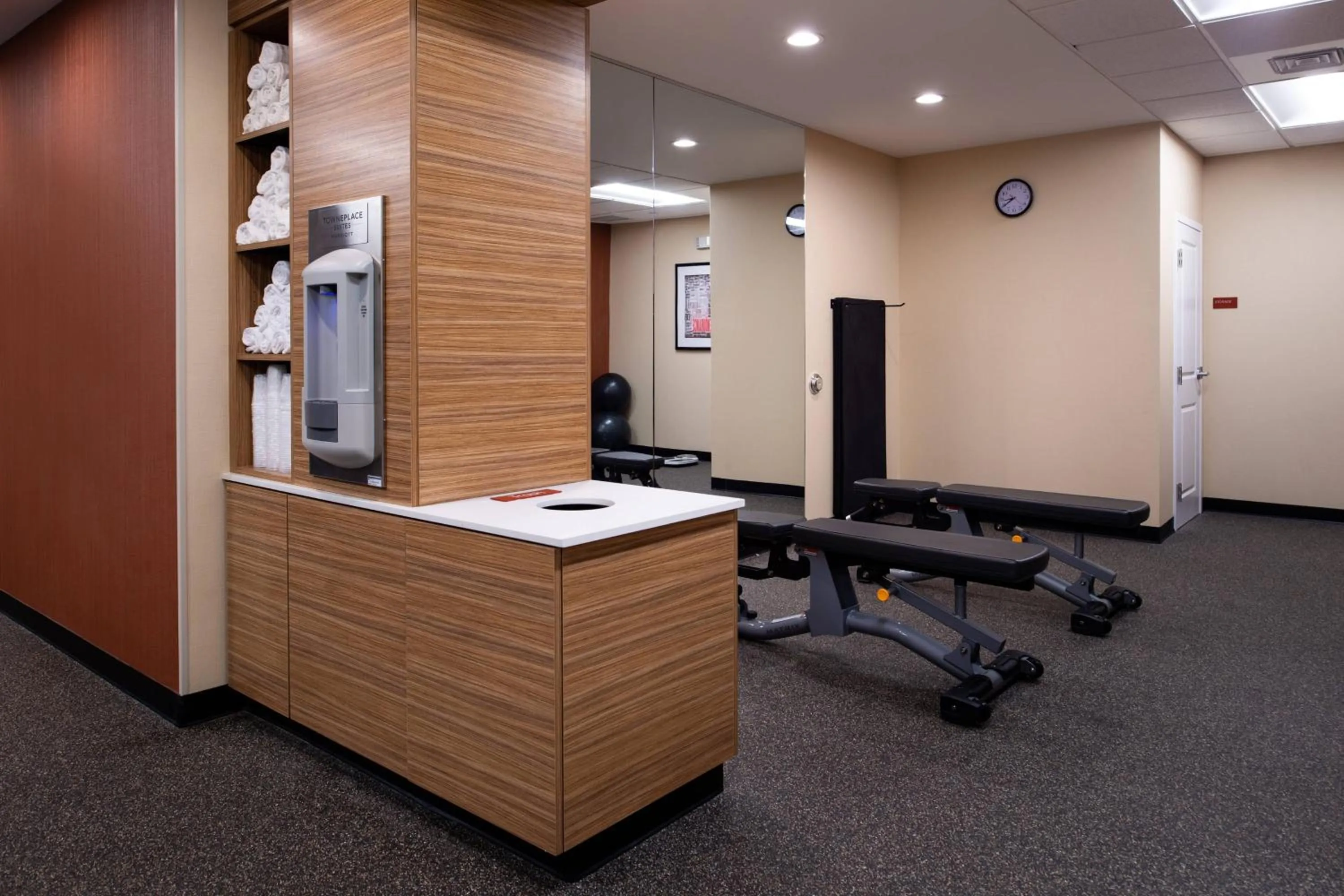 Fitness centre/facilities in TownePlace Suites by Marriott St. Louis Chesterfield