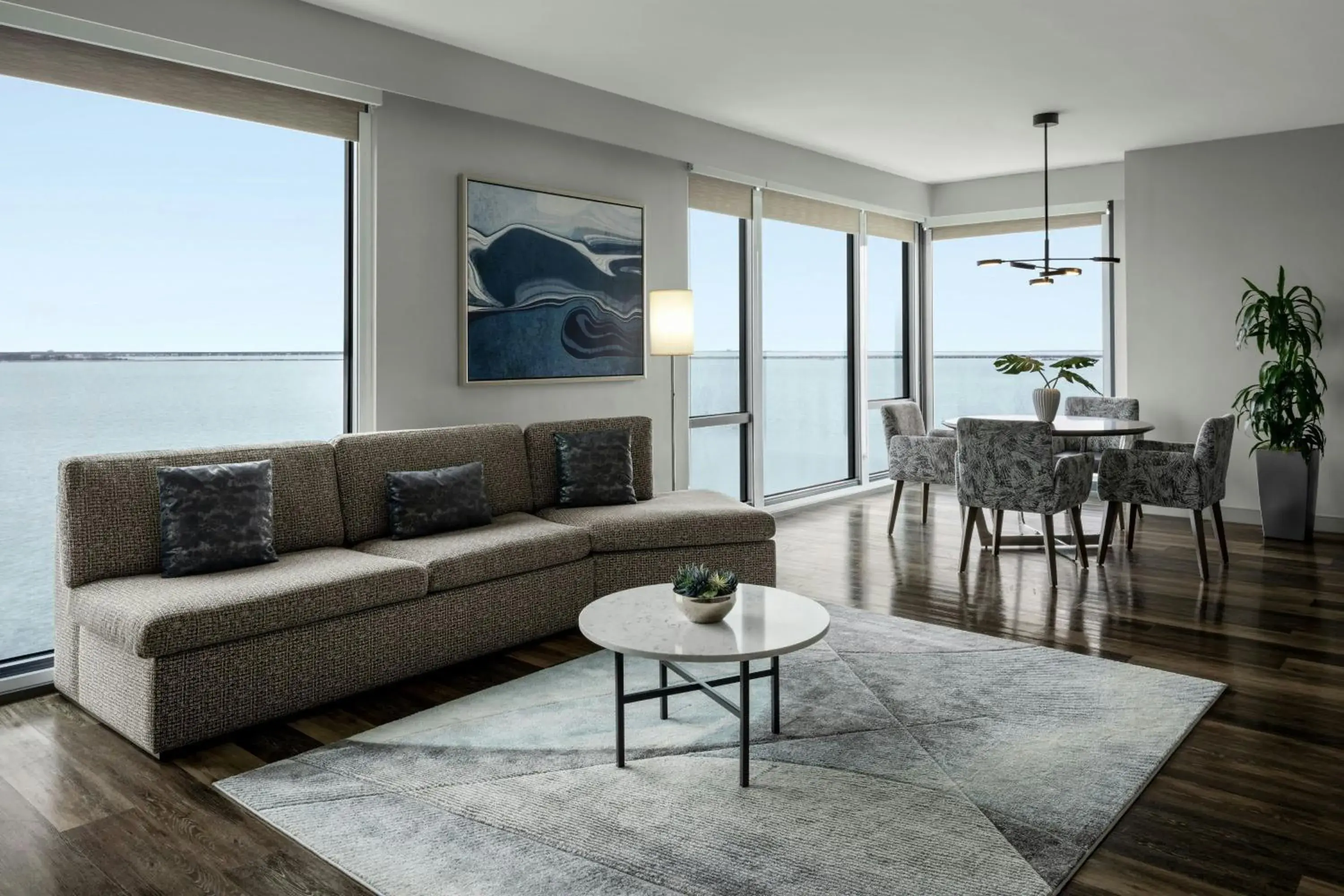 Living room in The CURRENT Hotel, Autograph Collection Living room in The CURRENT Hotel, Autograph Collection