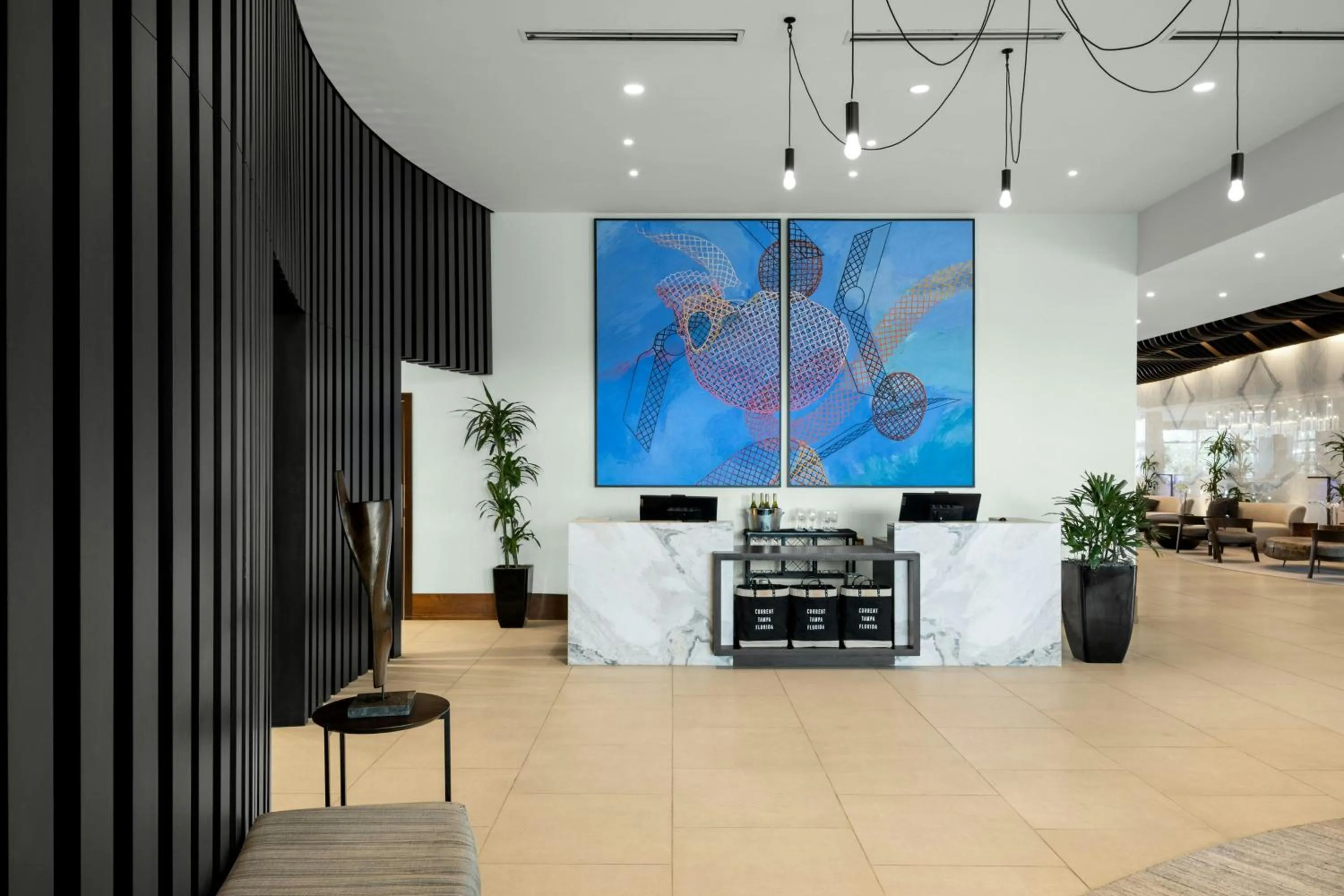 Lobby or reception in The CURRENT Hotel, Autograph Collection