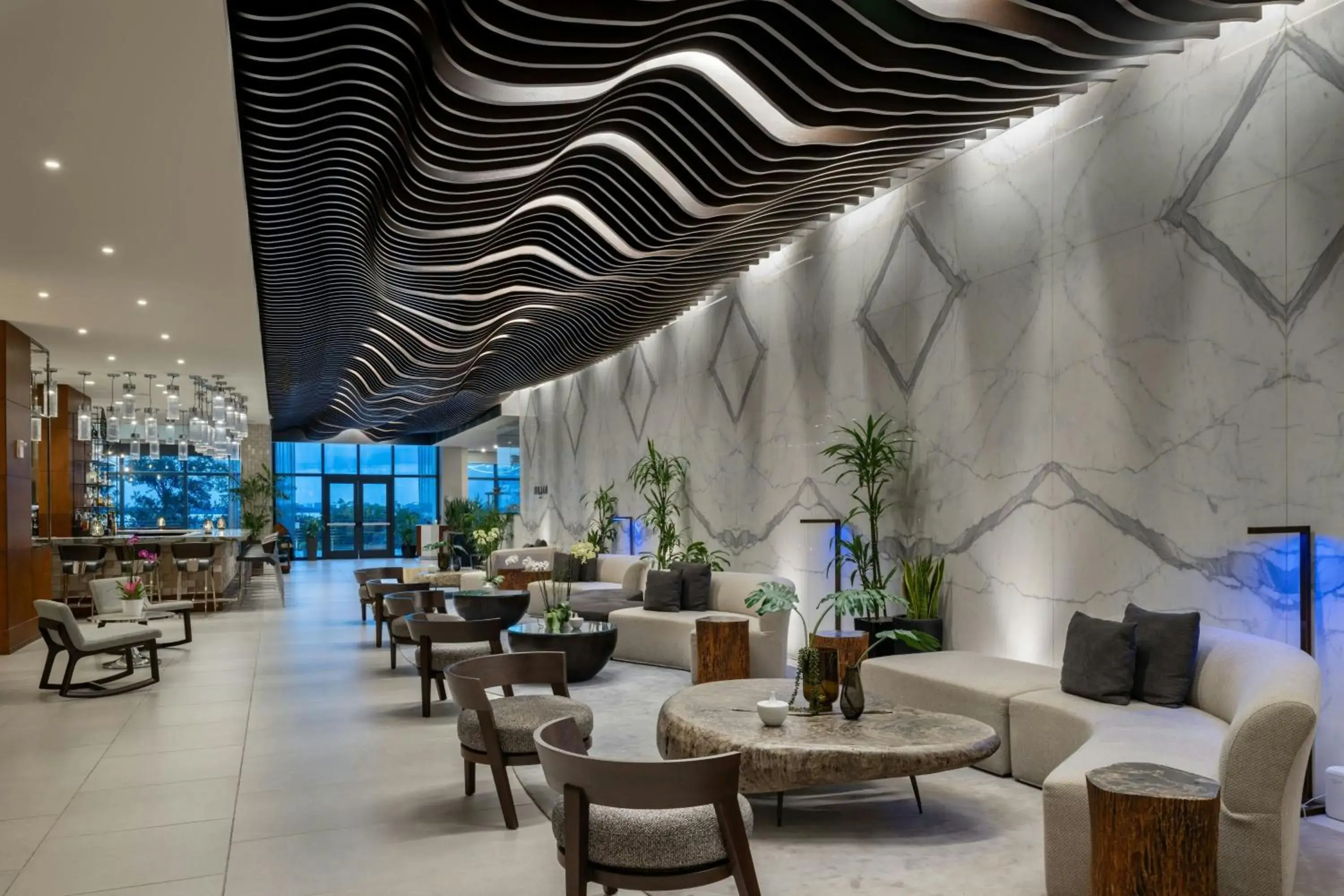 Lobby or reception in The CURRENT Hotel, Autograph Collection Lobby or reception in The CURRENT Hotel, Autograph Collection