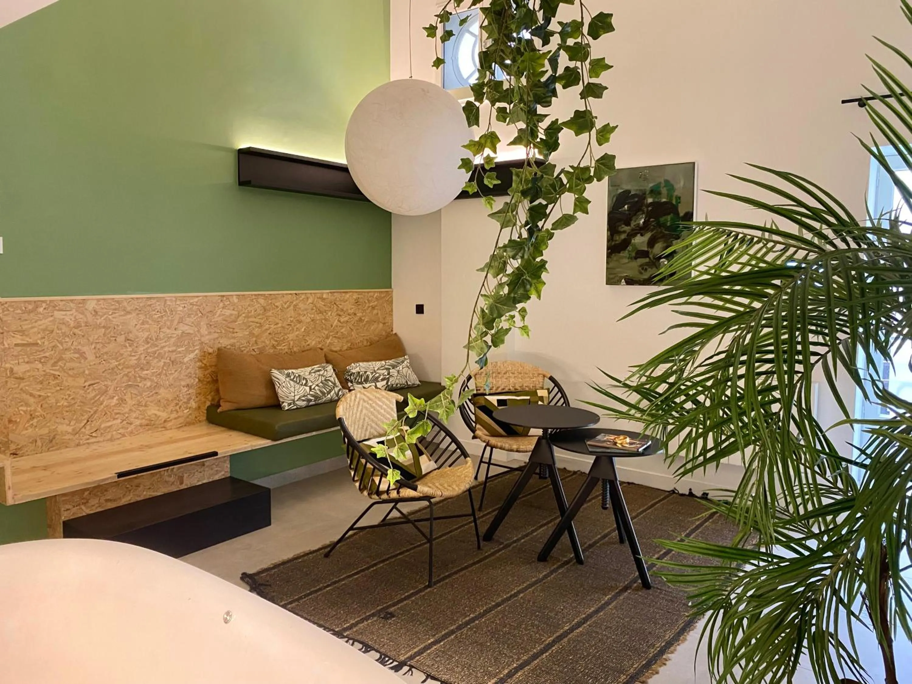 Living room in MiHotel Comte